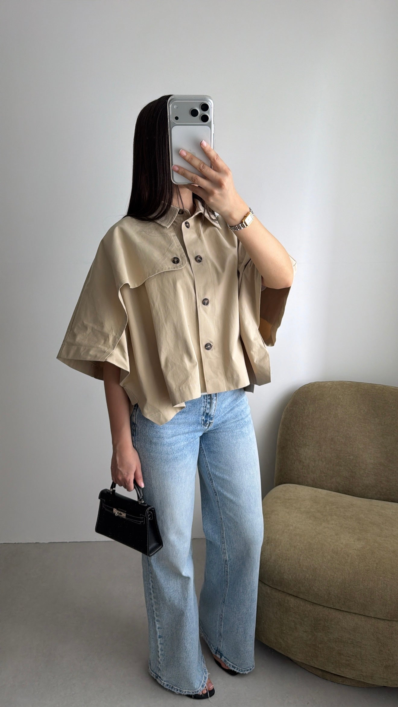 Chemise trench loose