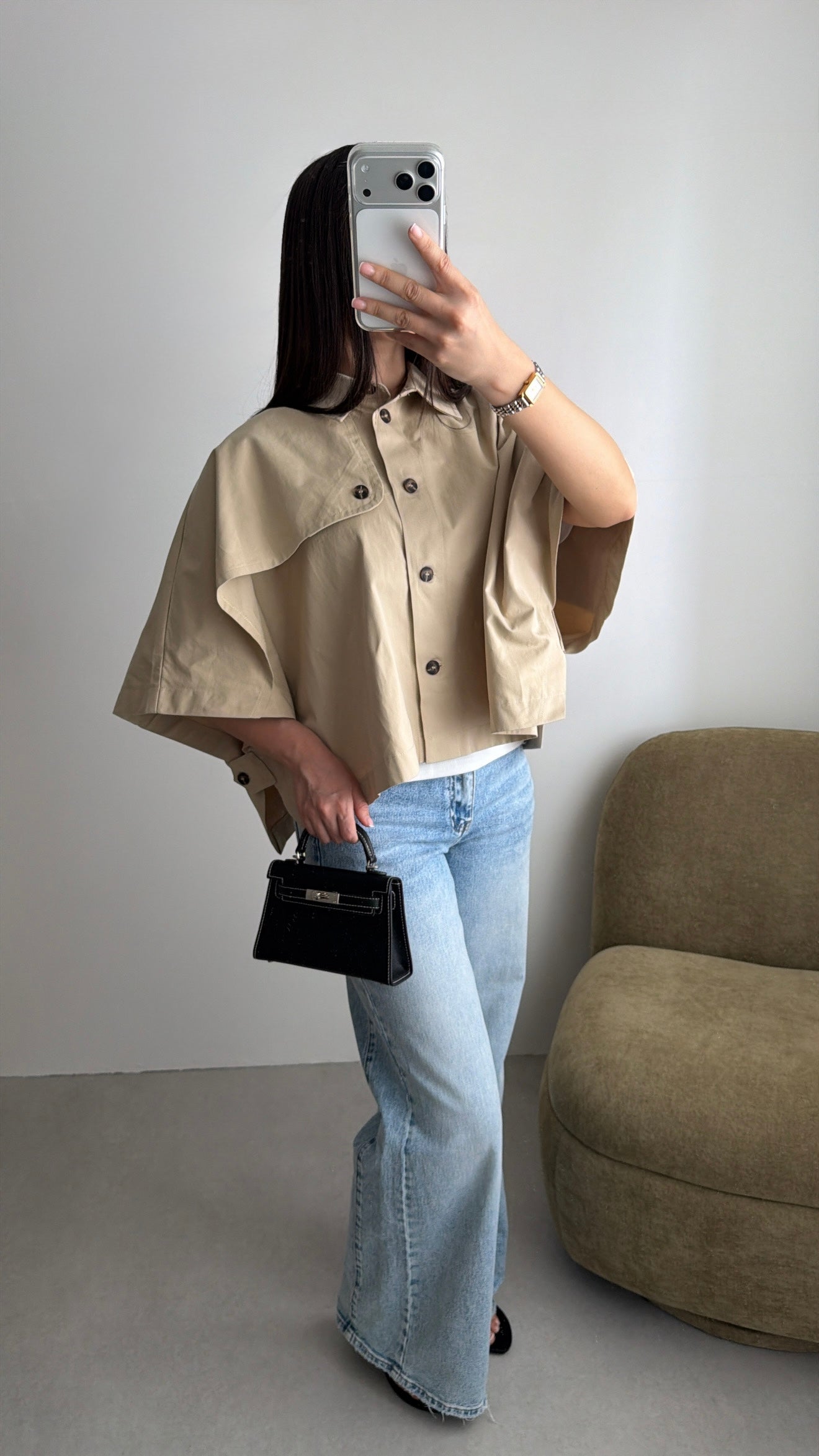 Chemise trench loose