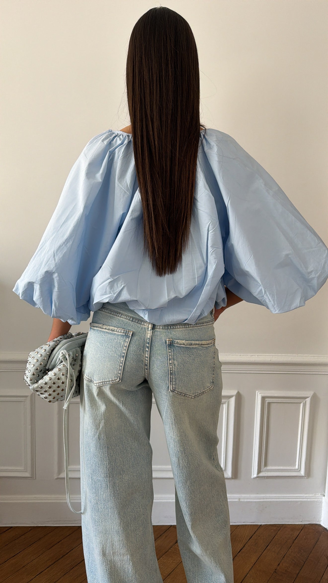 Jean wide leg premium [bleu clair]