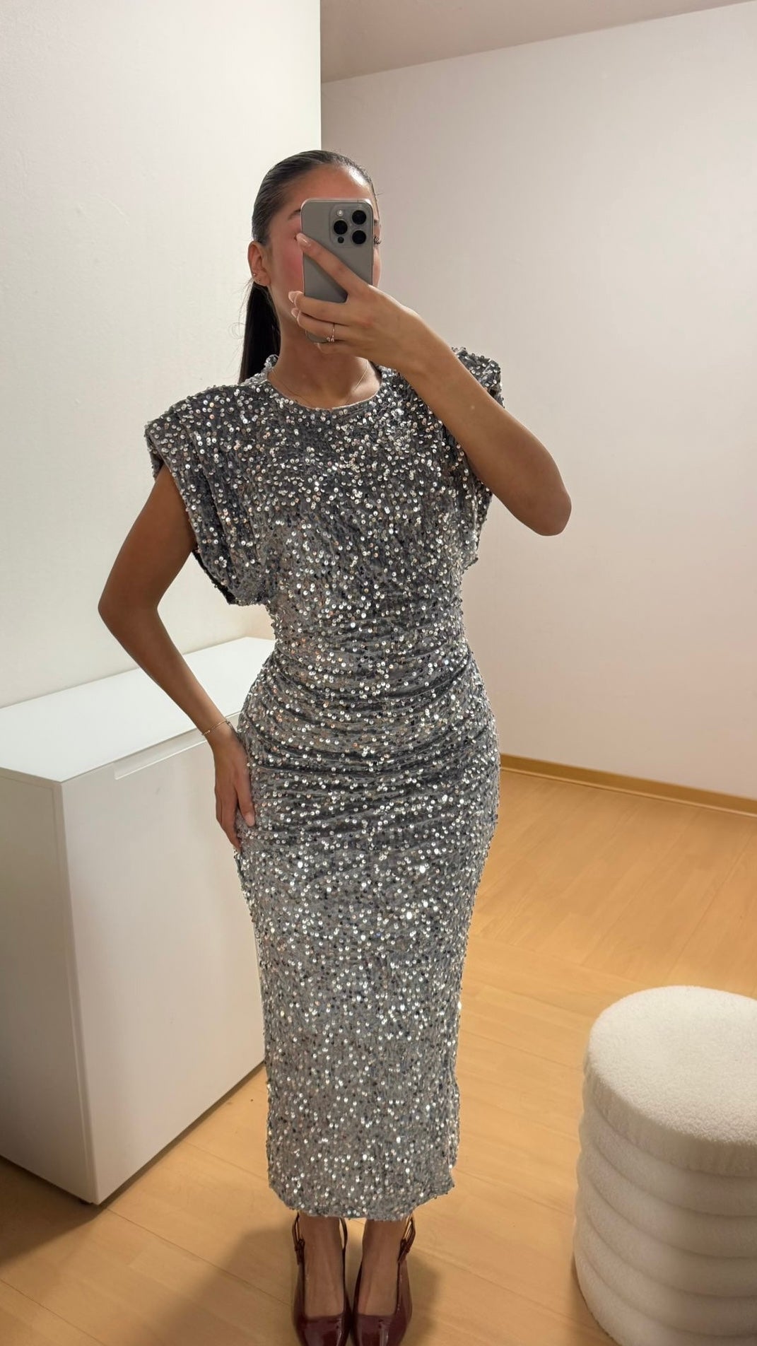 Sequin dresses [silver]