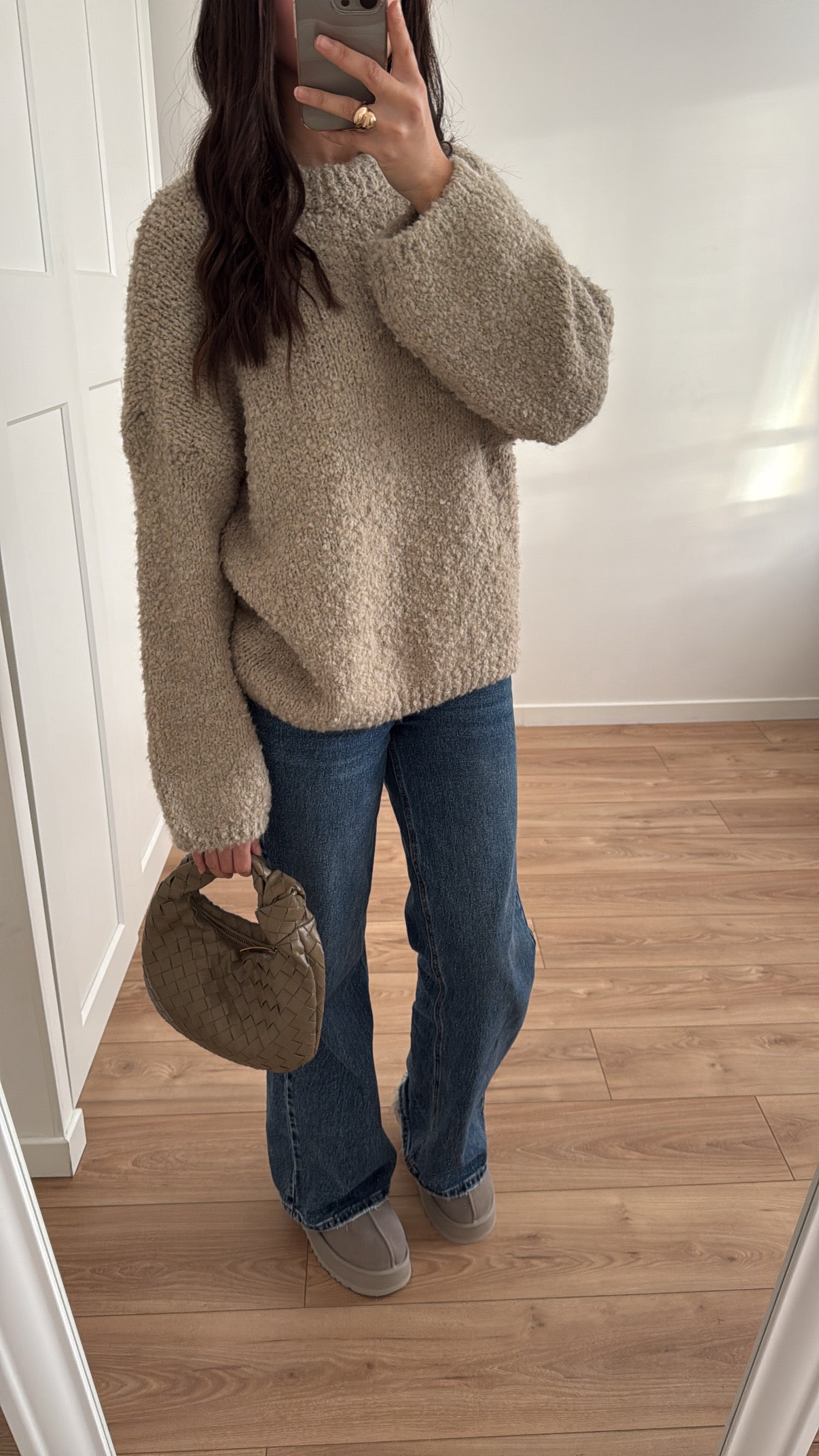 Boucle sweater [beige]