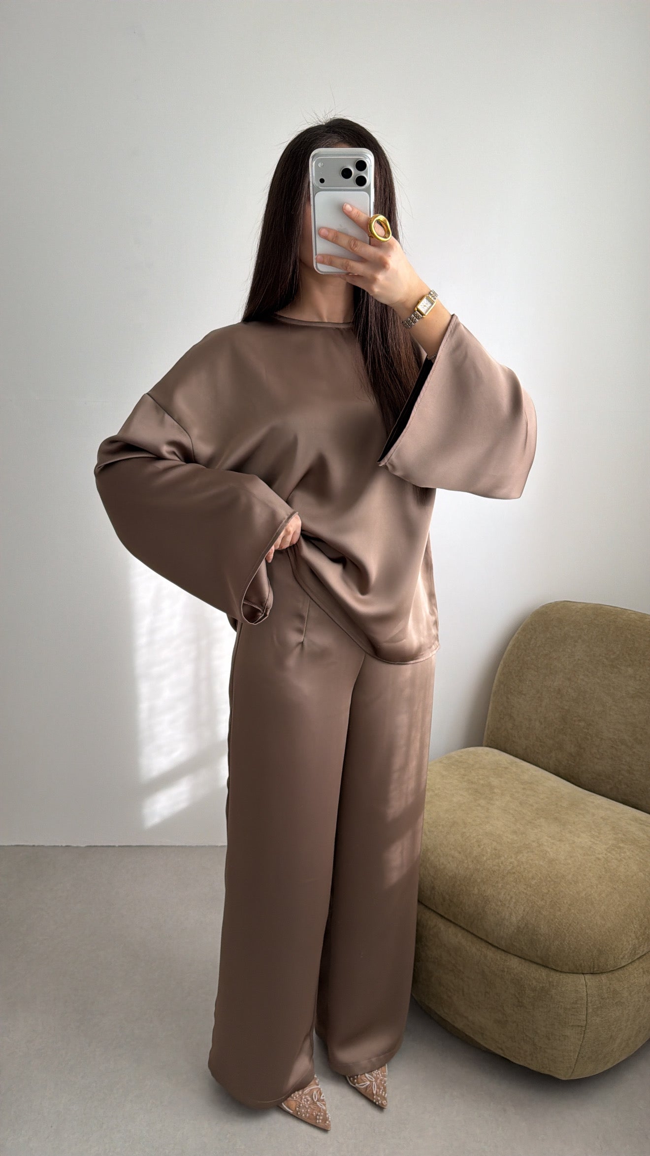 Pantalon fluide Allure [taupe]