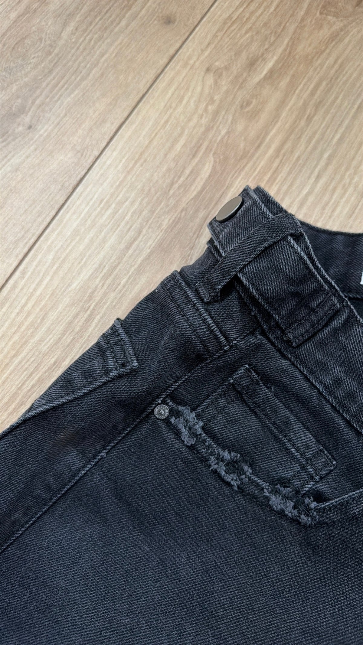 Wide-leg jeans [Light blue]