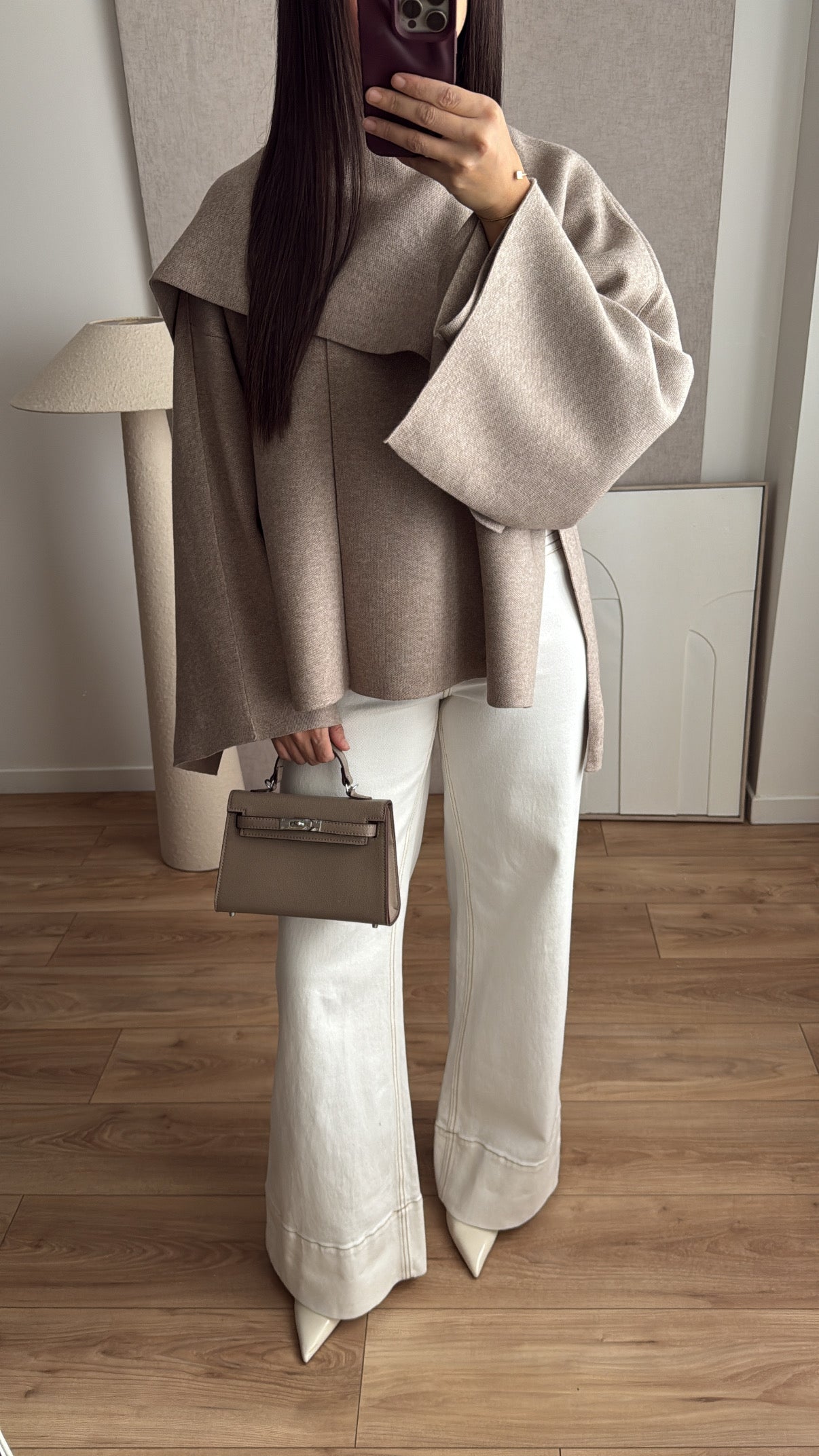 Cape longue [taupe]
