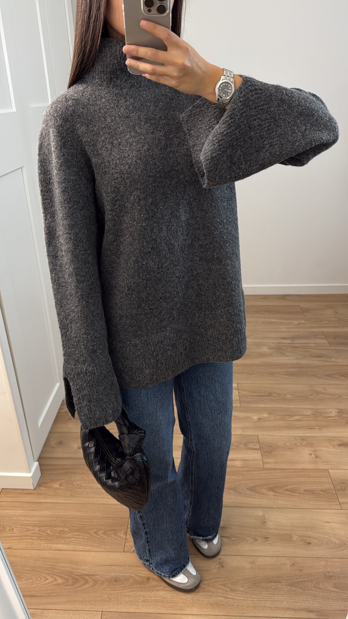 Pull cozy [ gris chiné ]