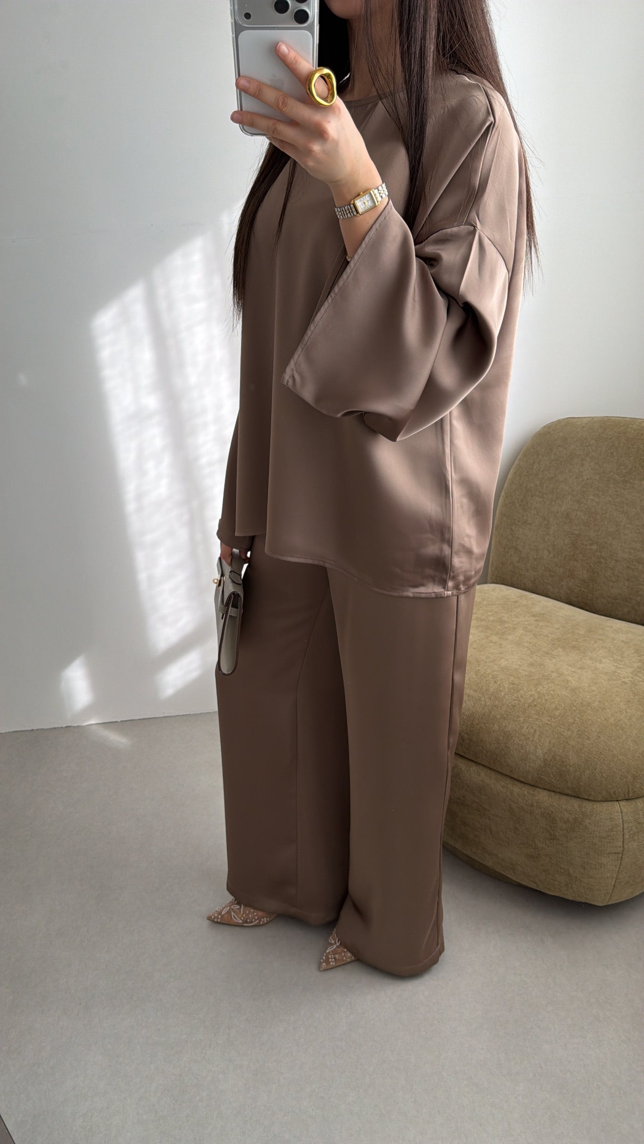 Pantalon fluide Allure [taupe]