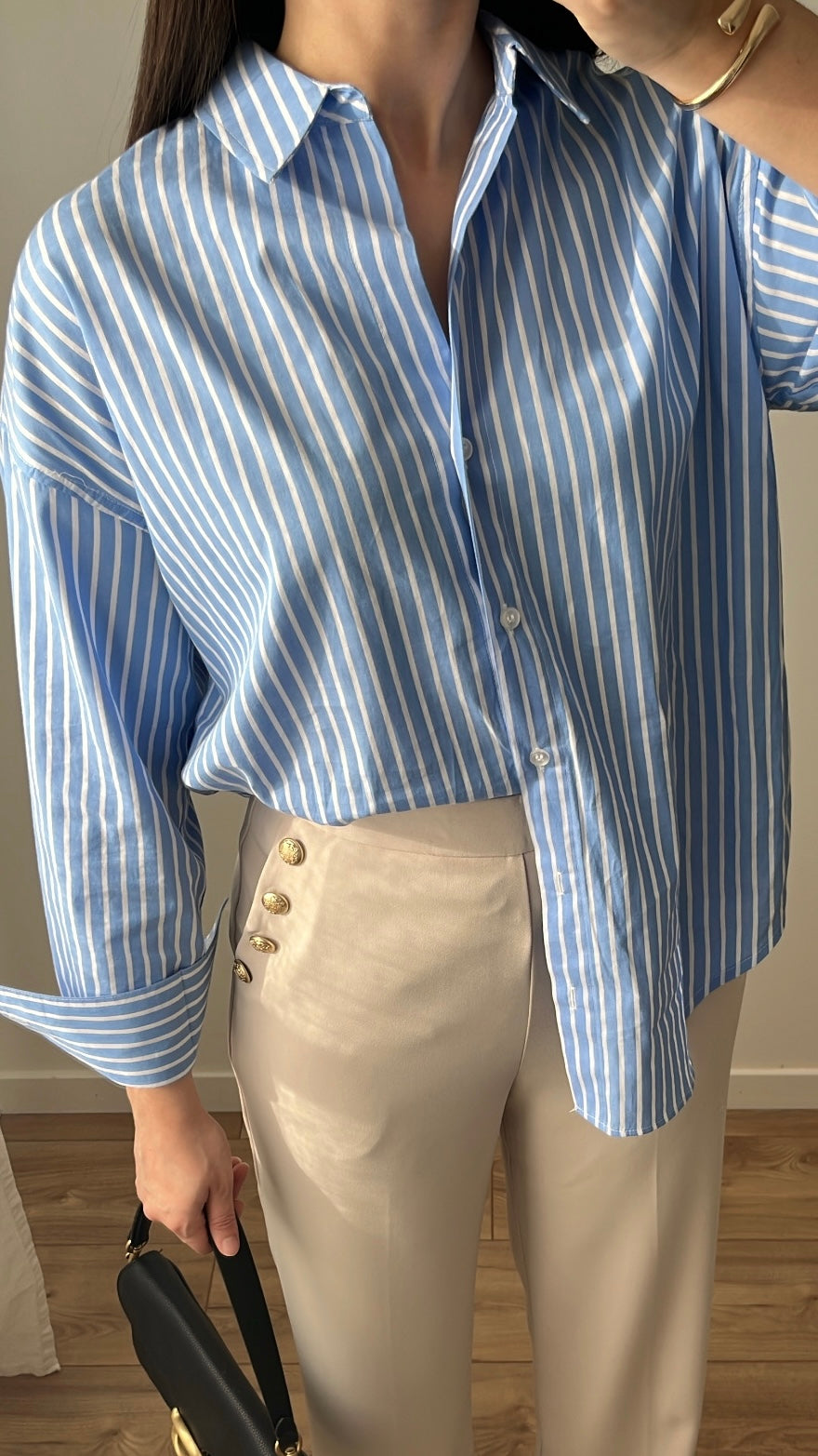 Striped cotton shirt