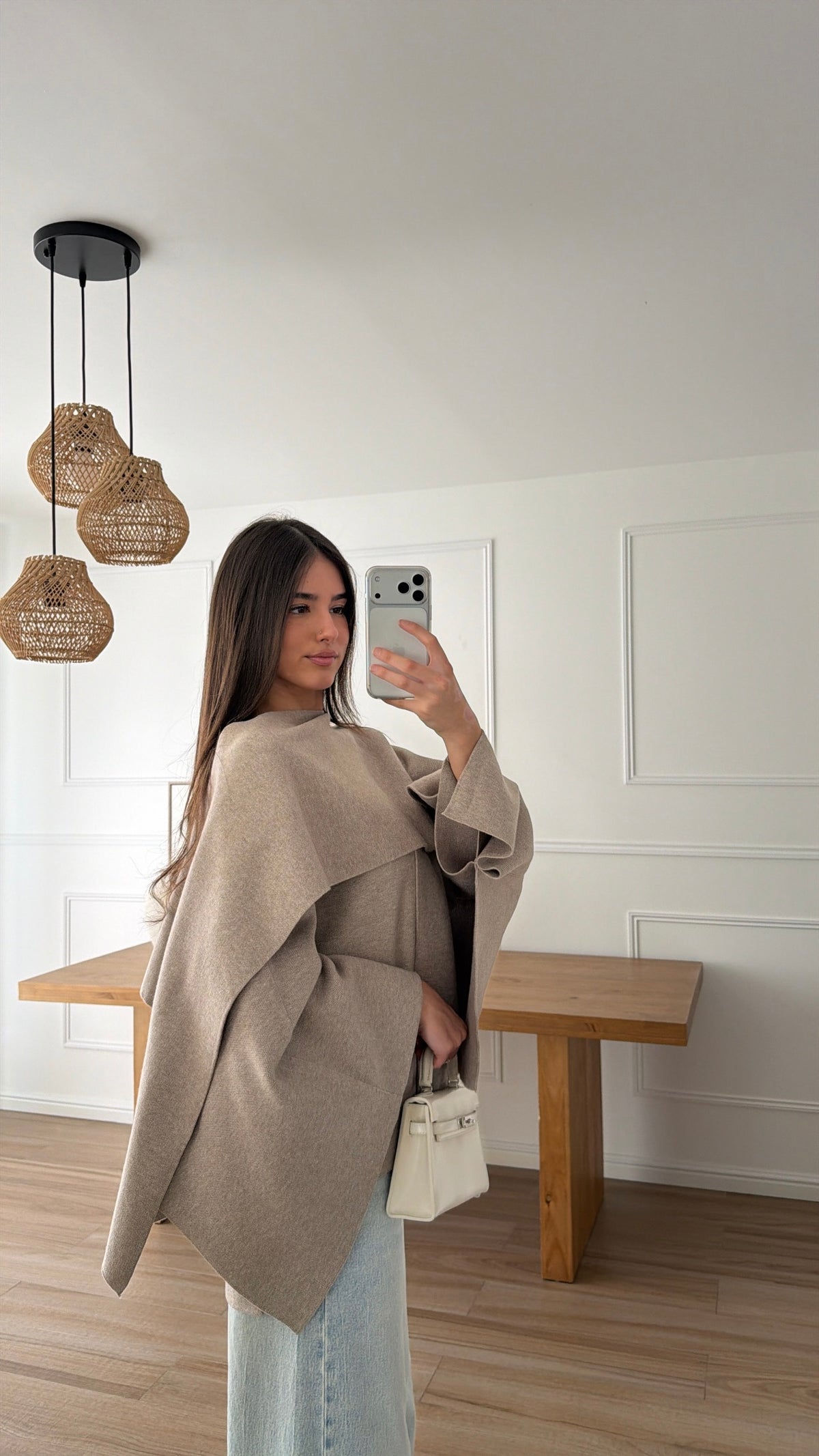 Cape longue [taupe]
