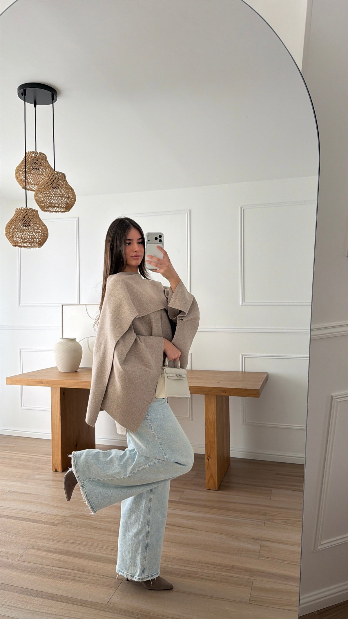Cape longue [taupe]