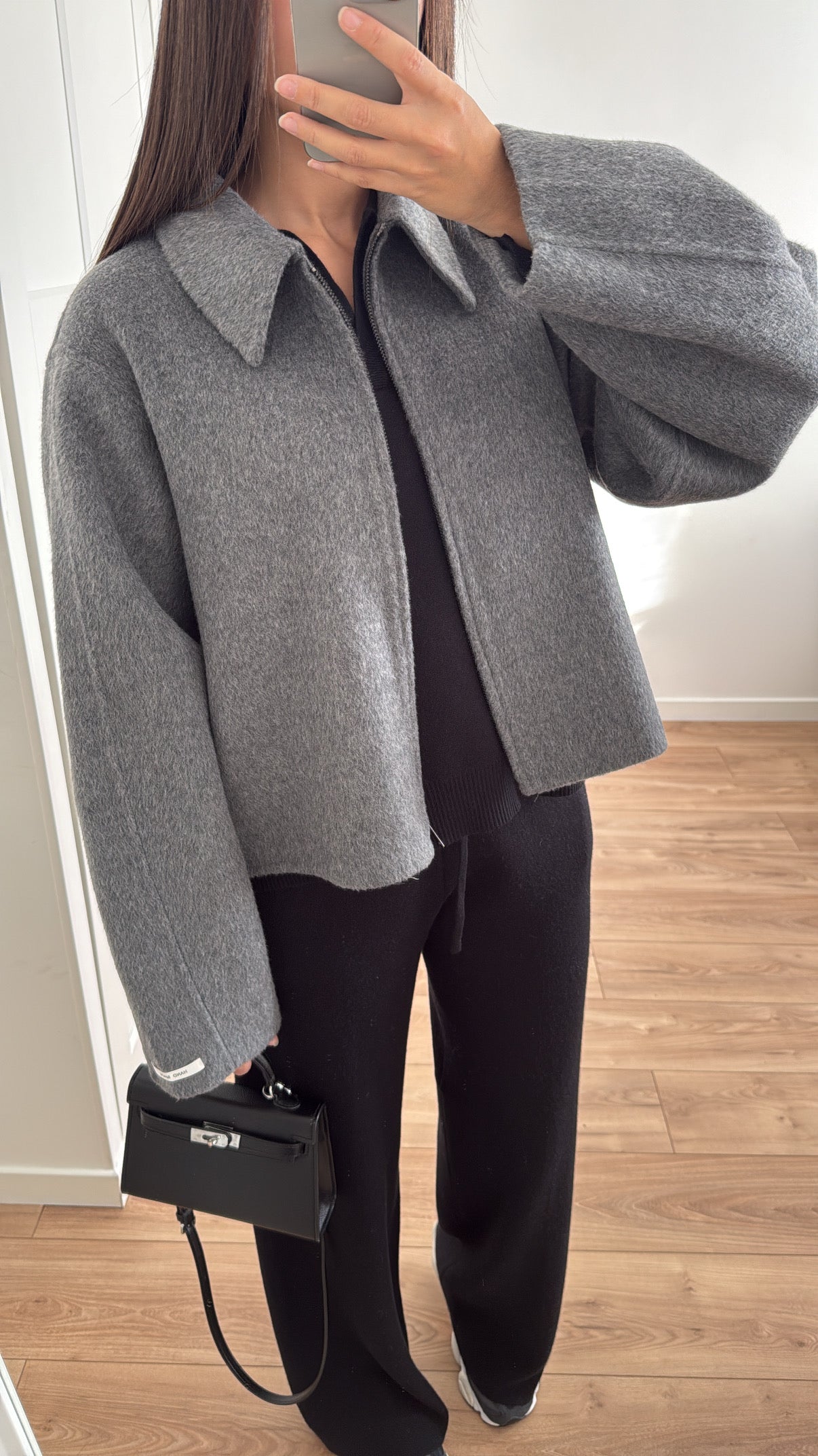 Veste WOOL [ gris foncé ]