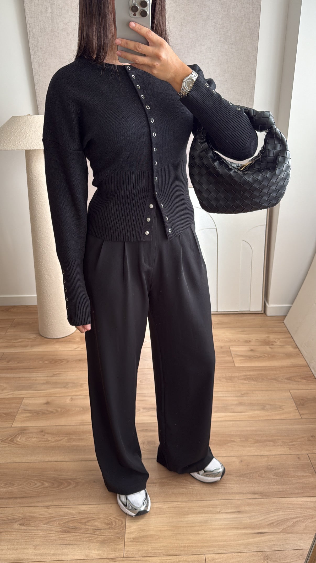 Cardigan cintré [noir]