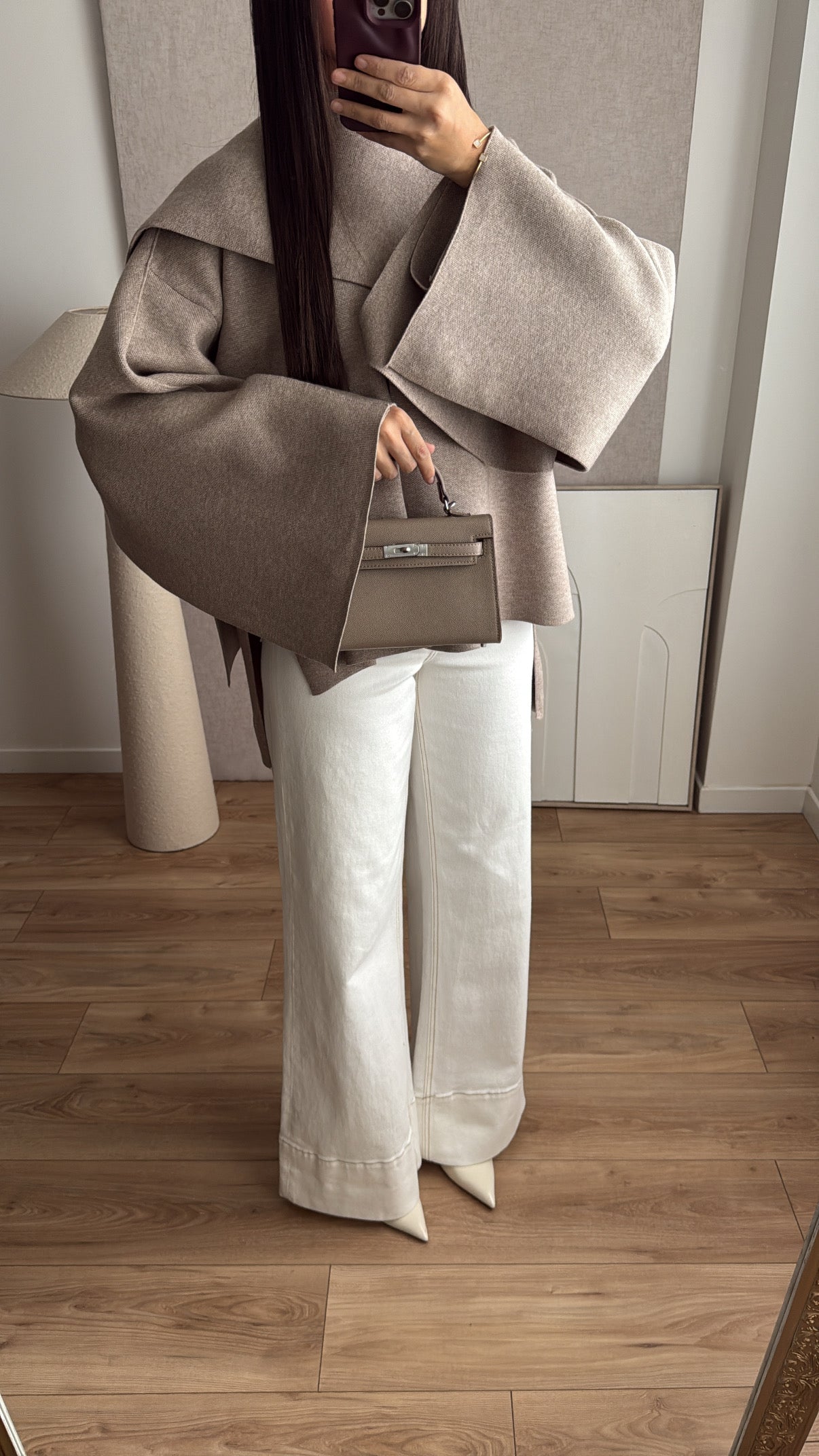 Cape longue [taupe]