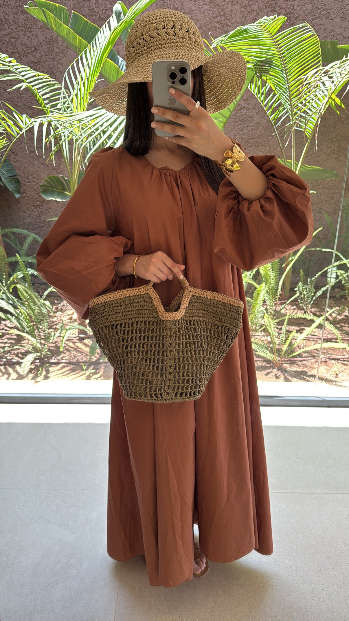 Robe bouffante COCCIO [terracotta]