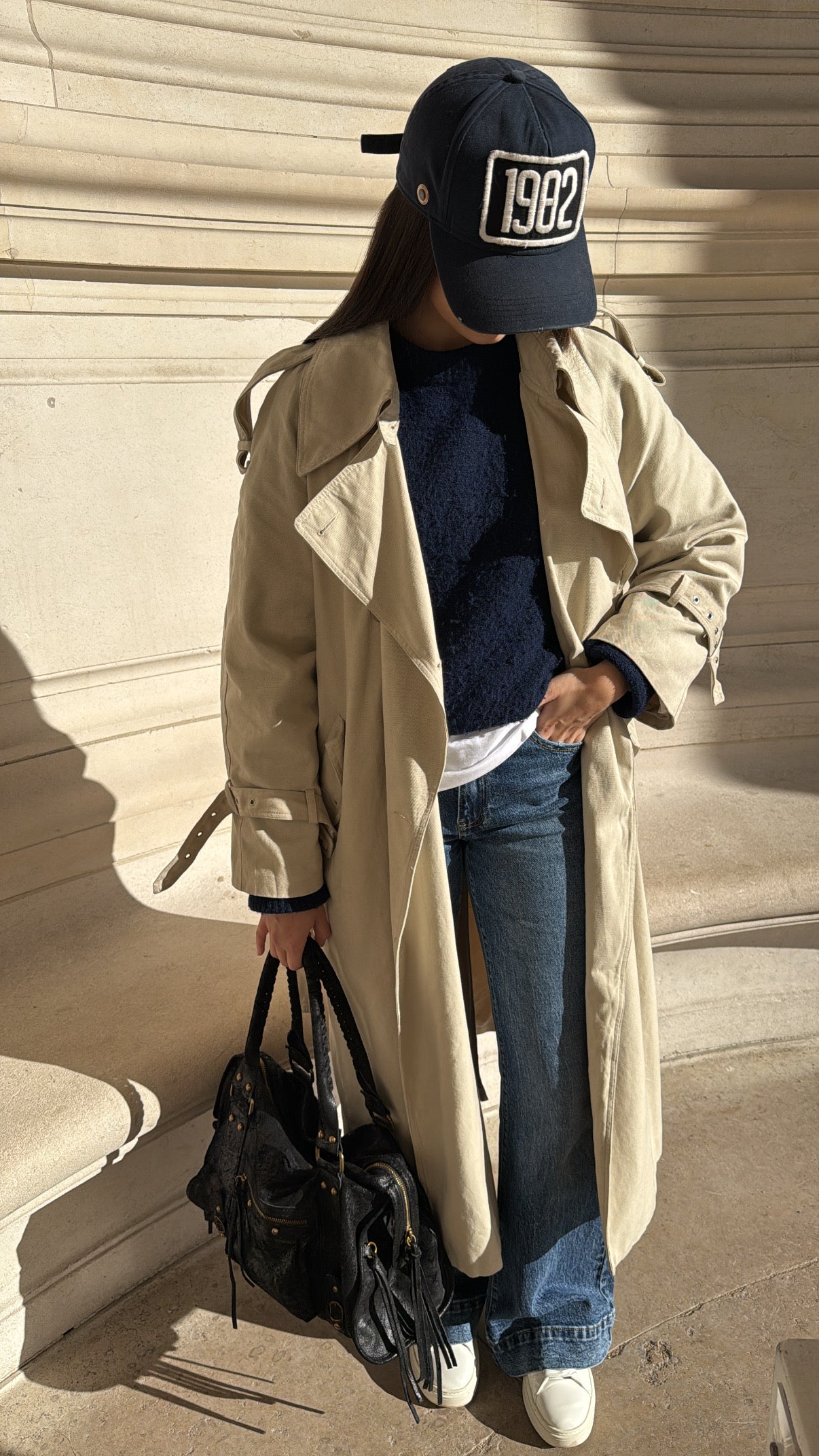 Trench en coton [ beige ]