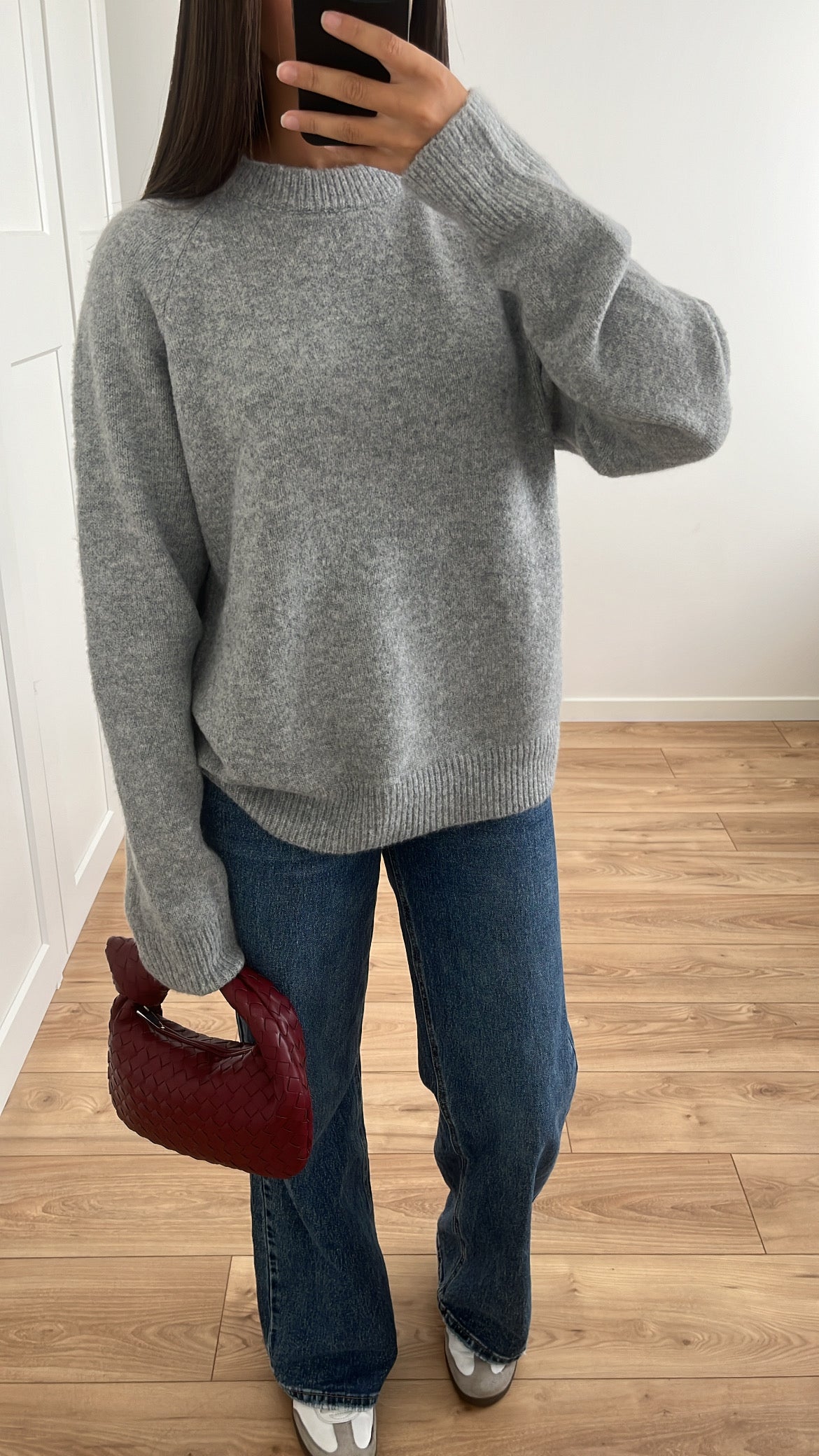 Pull basic [ gris chiné ]