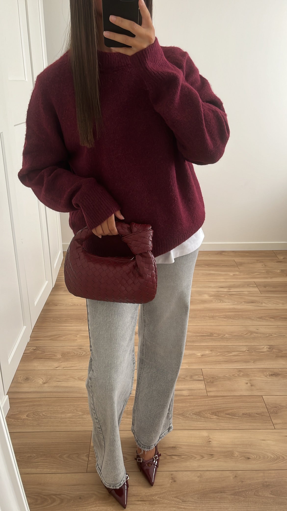 Pull basic [ burgundy ]