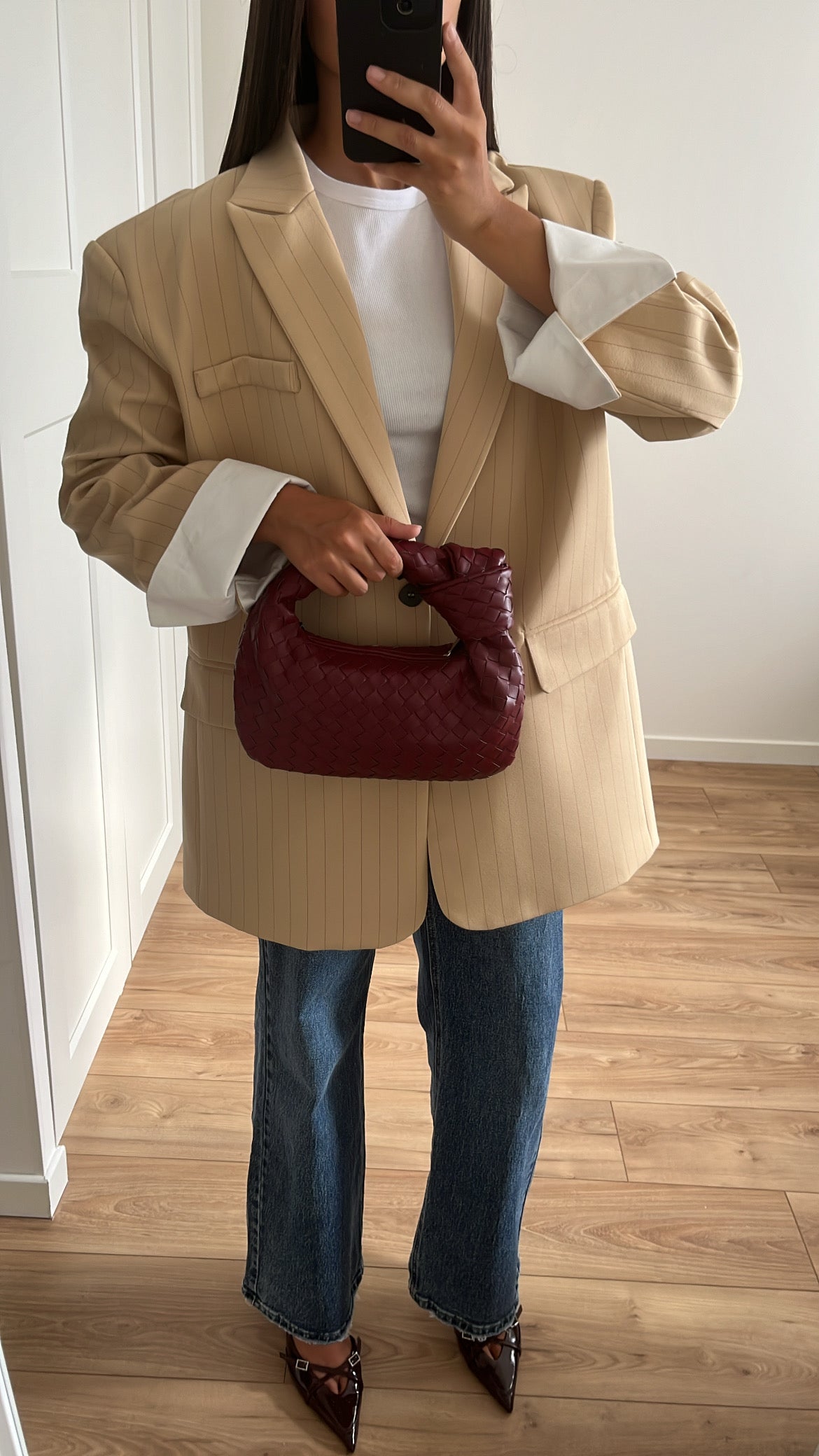 Blazer extra oversize [ beige / sable ]