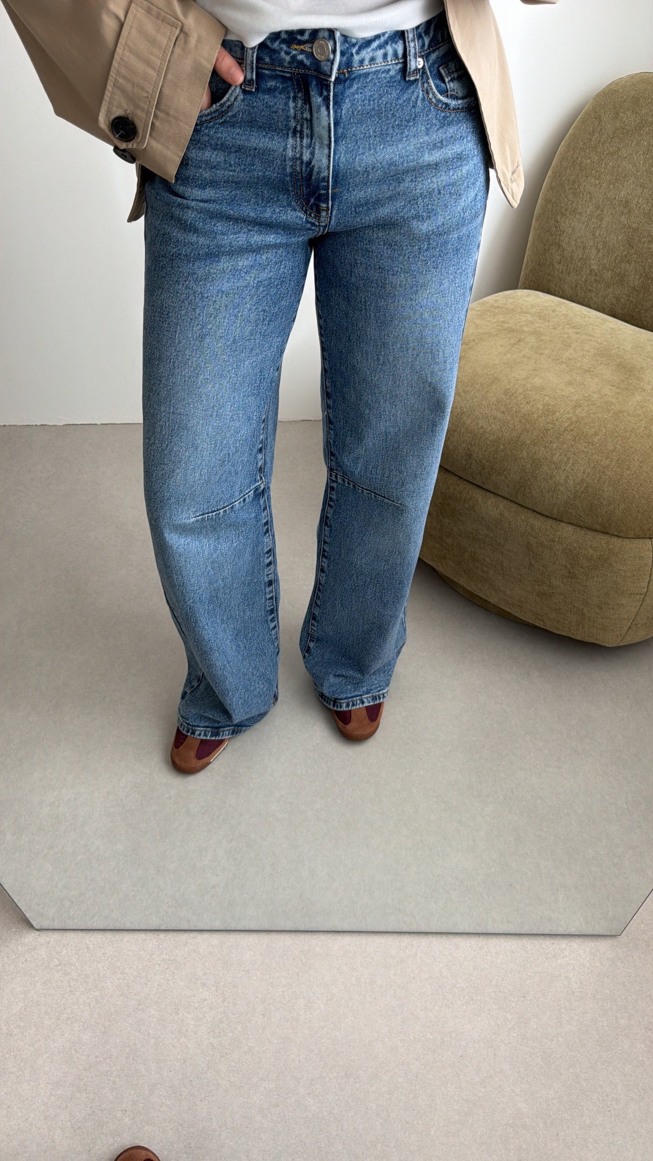 Jean LOOSE FIT [bleu]