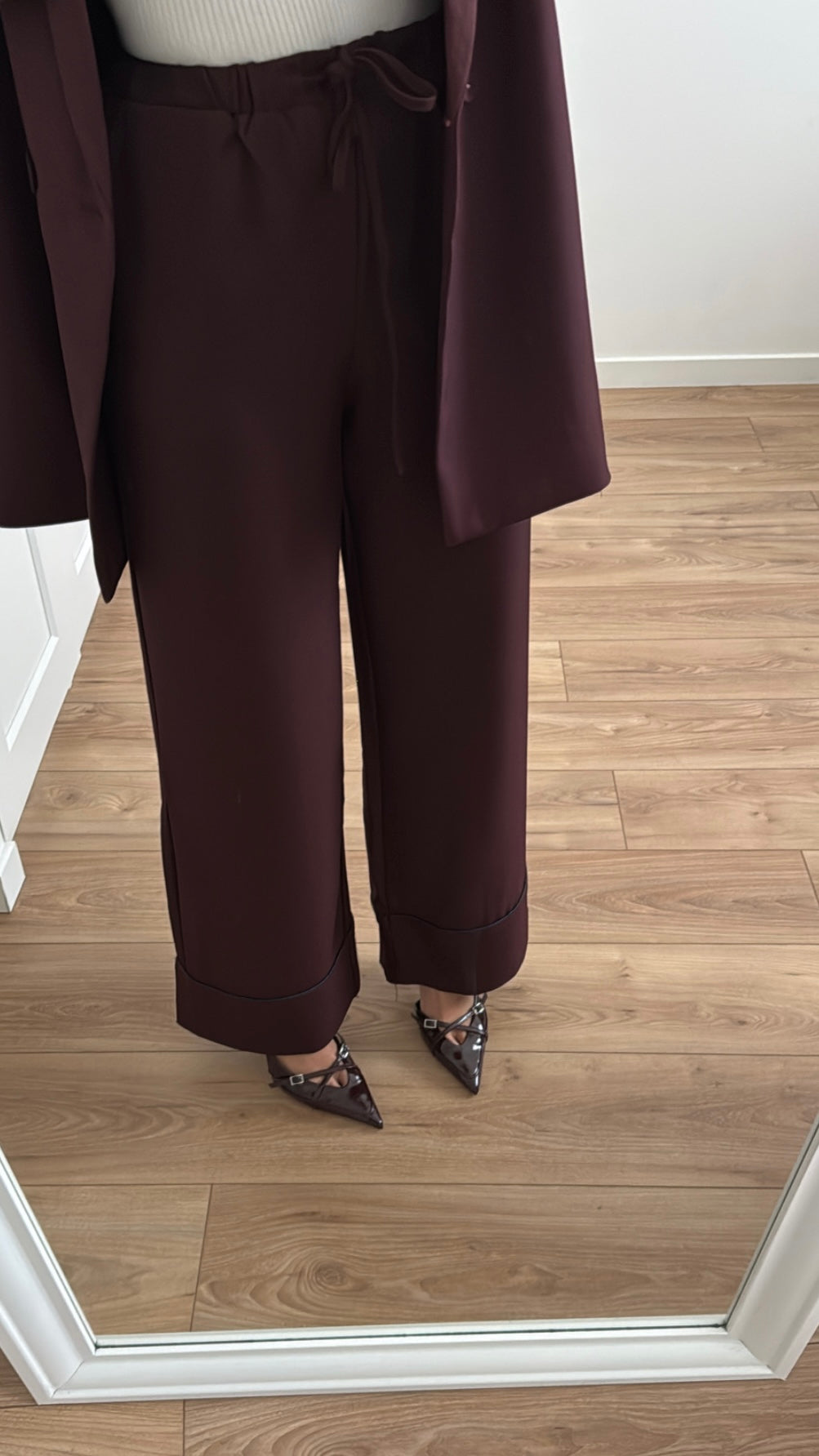 Pantalon MIRA [ bordeaux ]