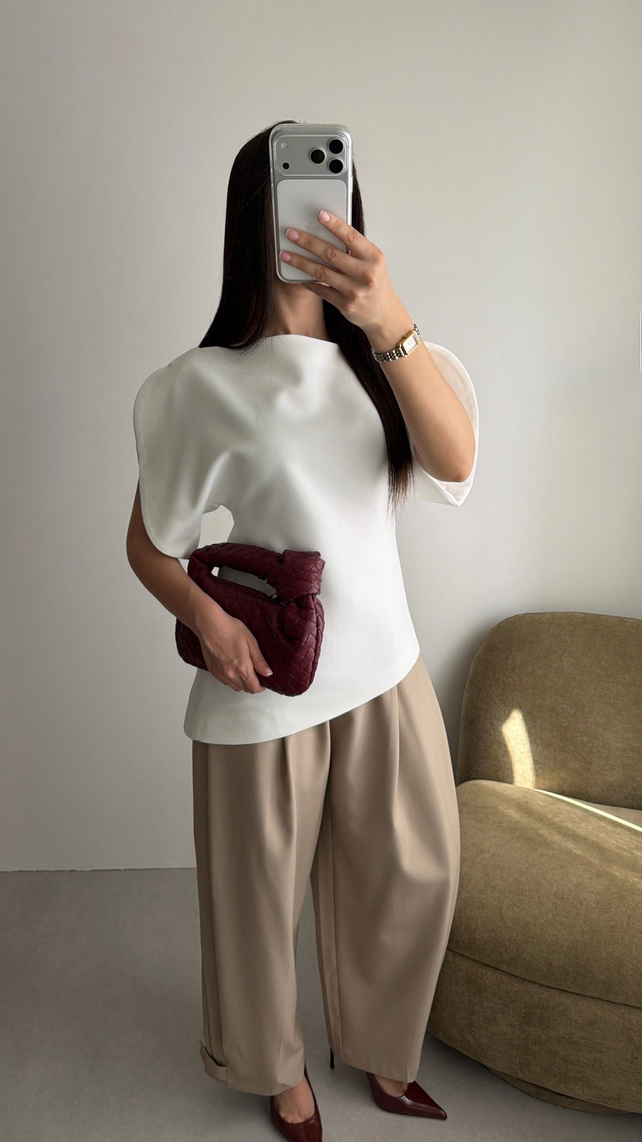 Top asymétrique [blanc]