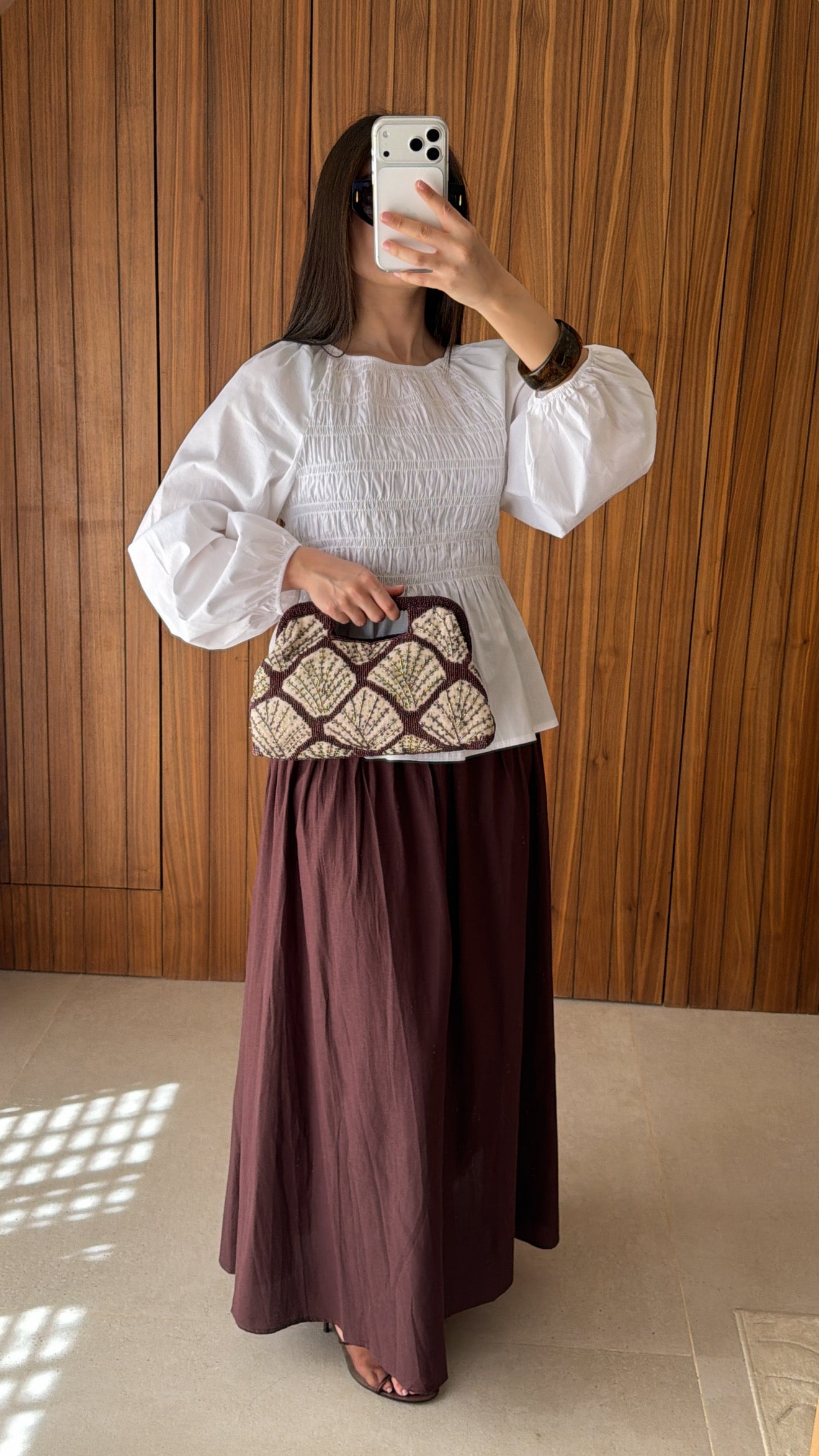 Blouse cintrée NIVEL [blanc]