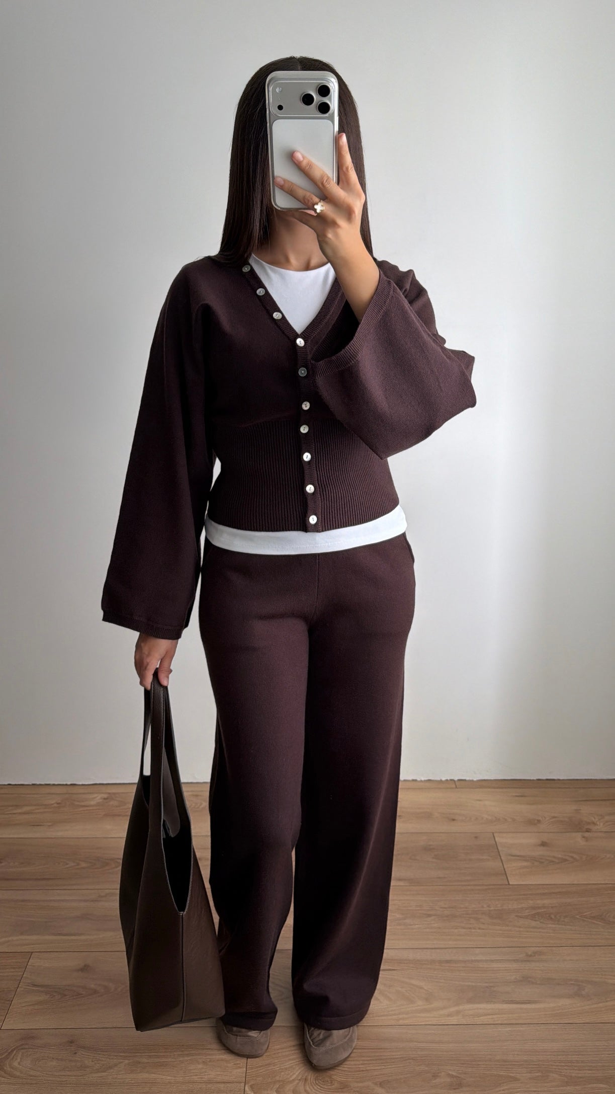 Ensemble en maille Confort  [marron]