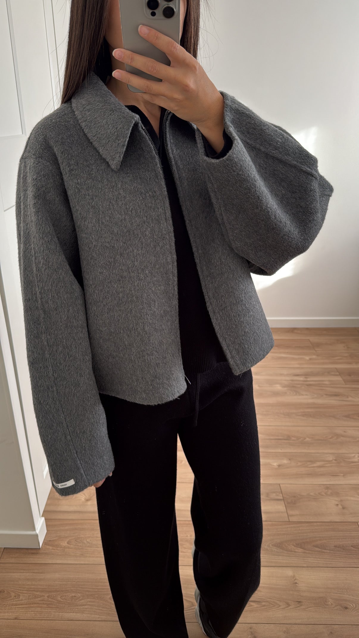 Veste WOOL [ gris foncé ]