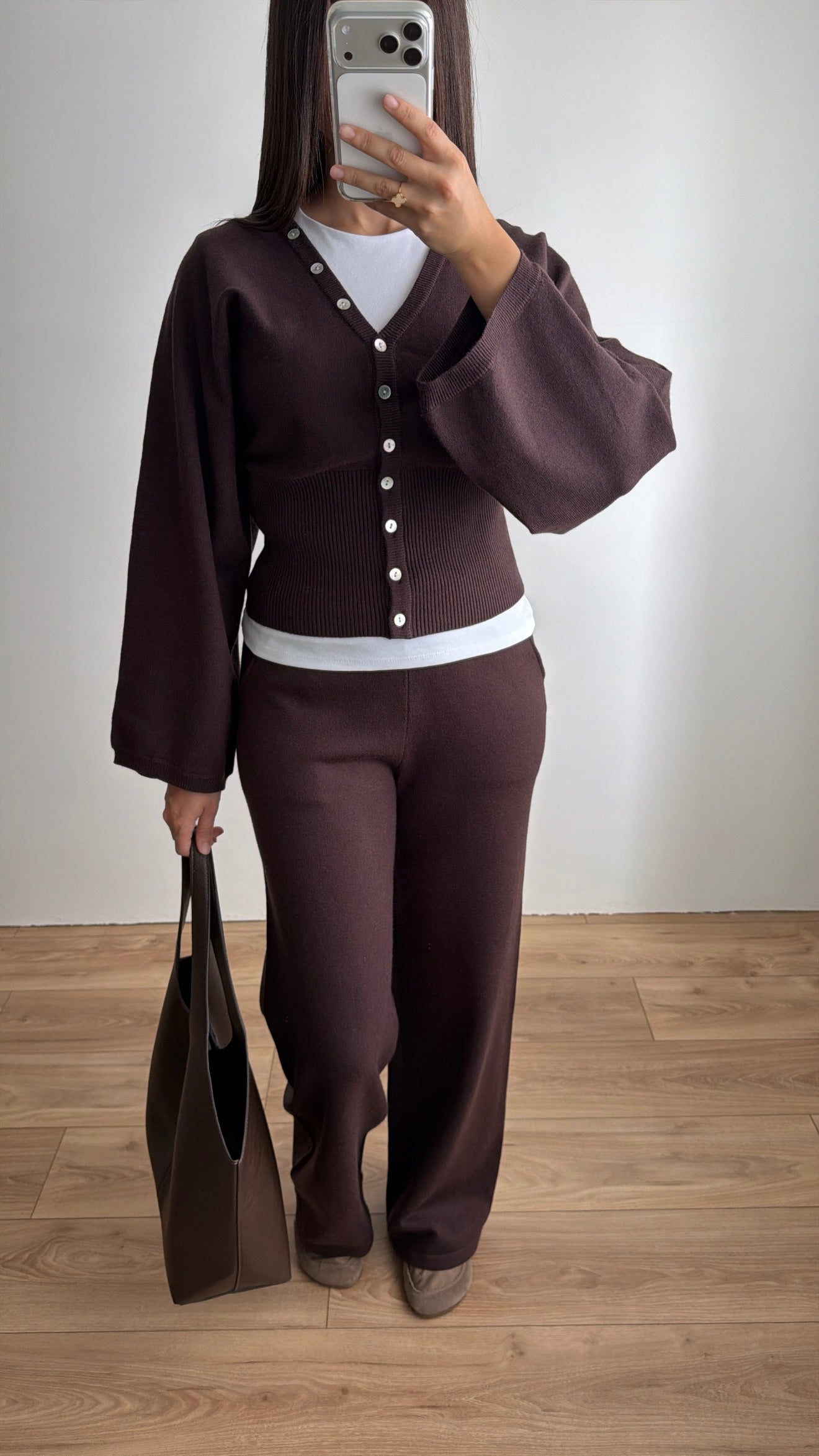 Ensemble en maille Confort  [marron]