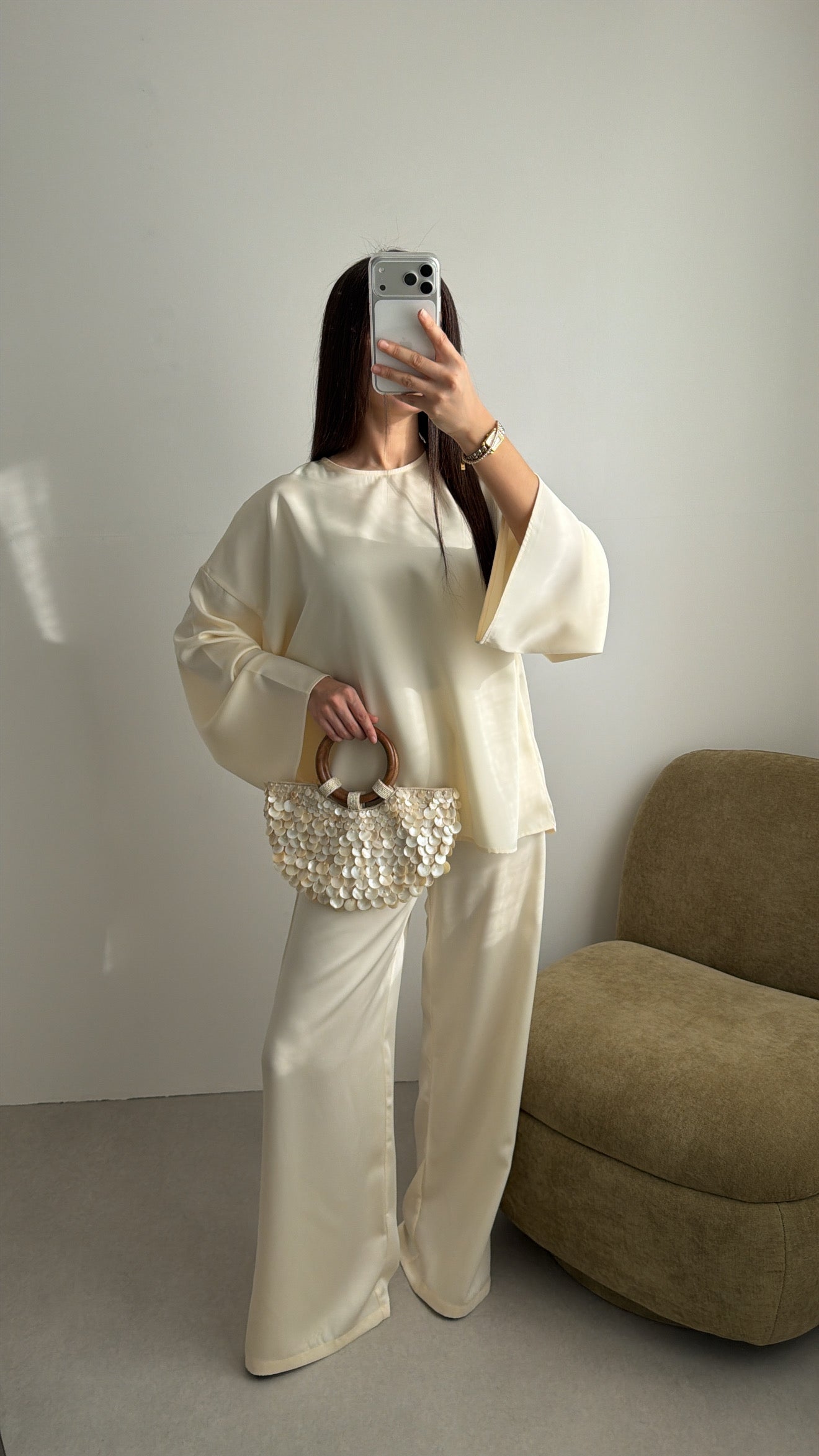 Top à manches longues Allure [jaune clair]