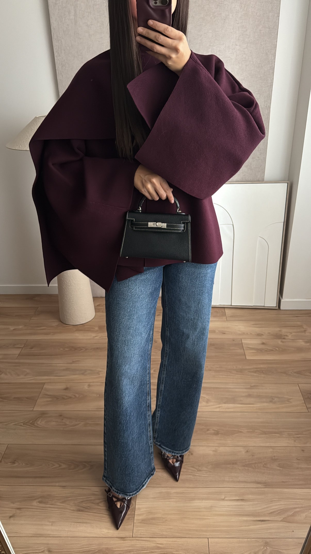 Cape longue [burgundy]