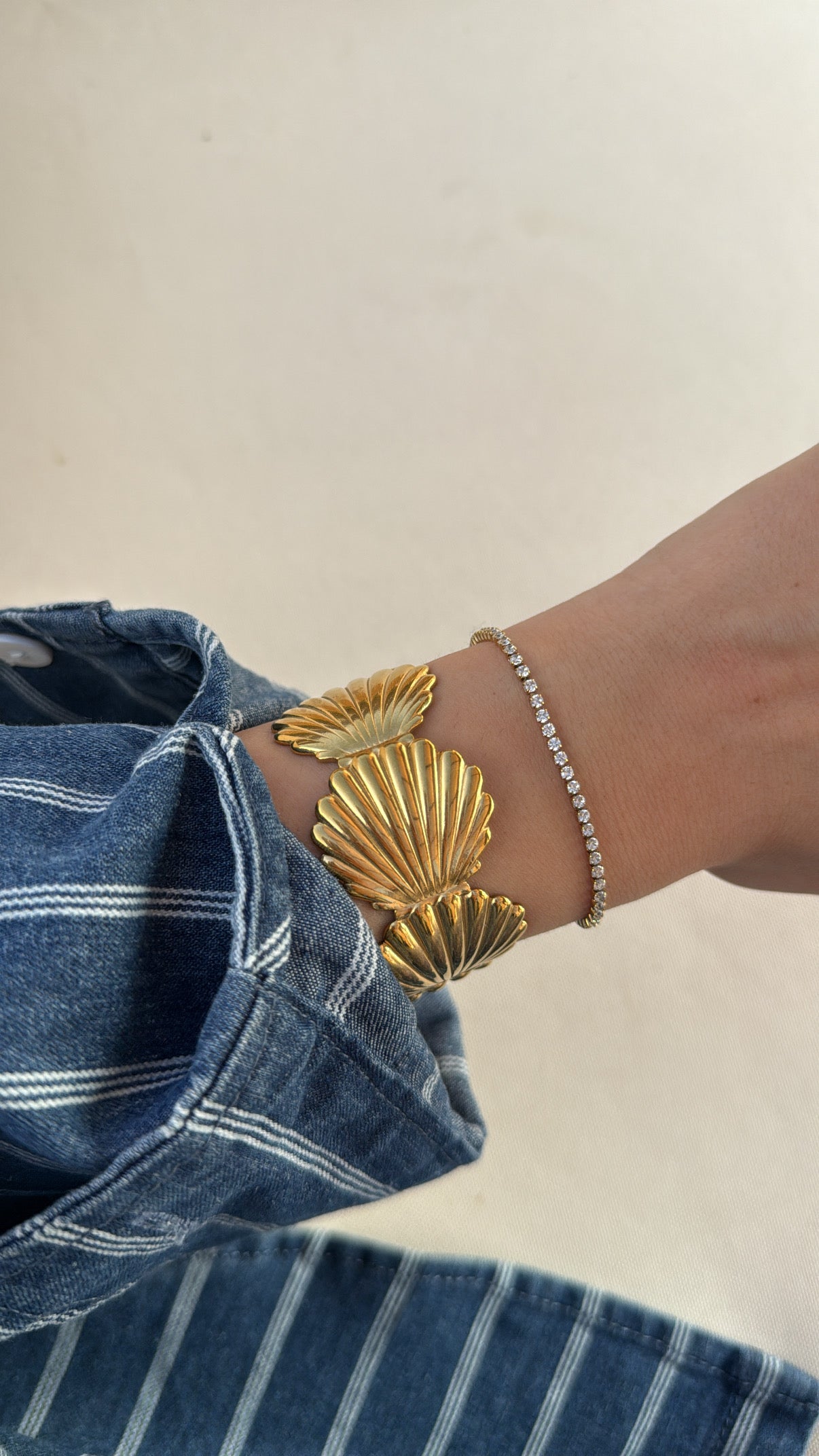 Jonc ajustable [COQUILLAGE]