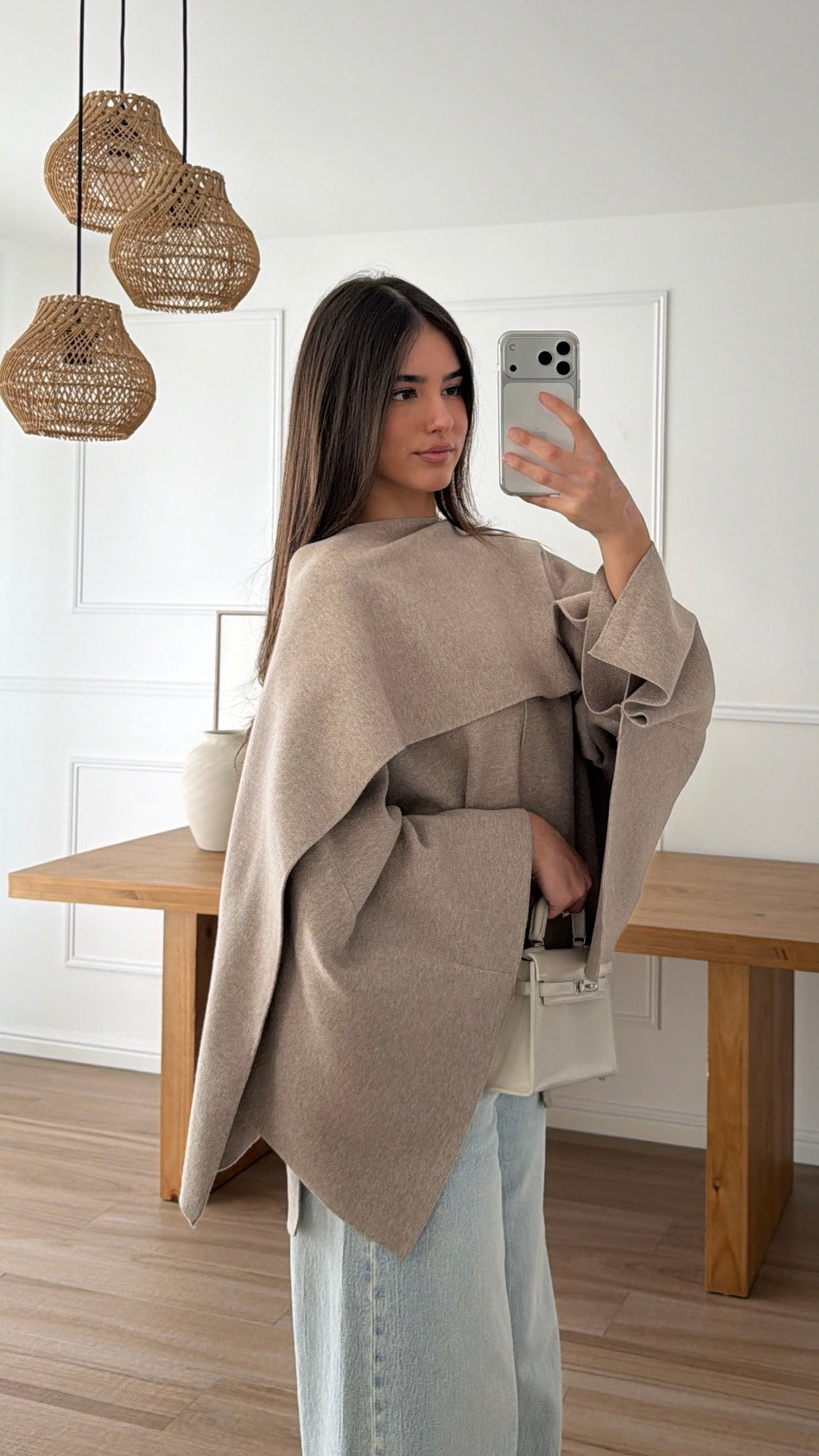 Cape longue [taupe]