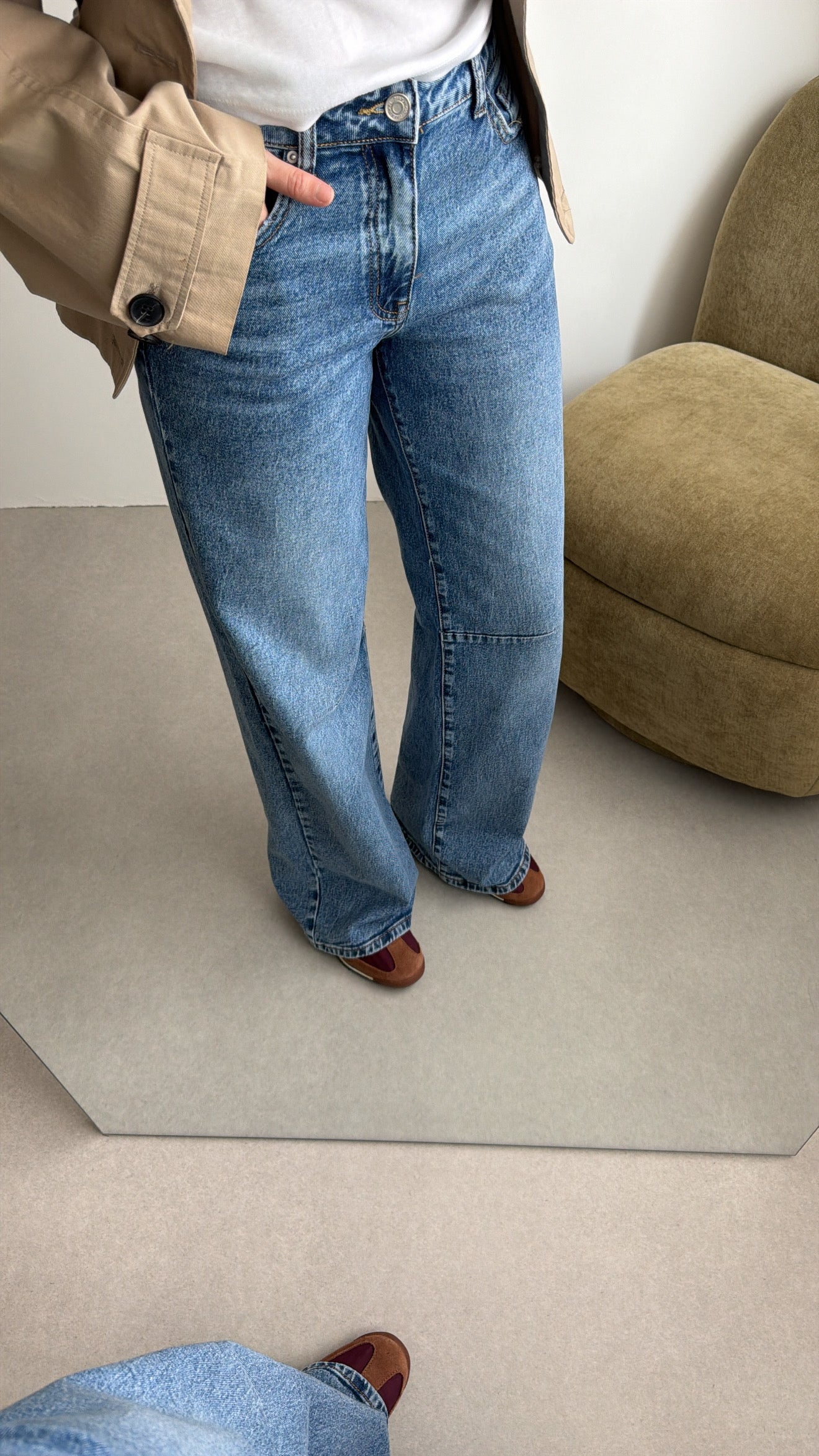 Jean LOOSE FIT [bleu]