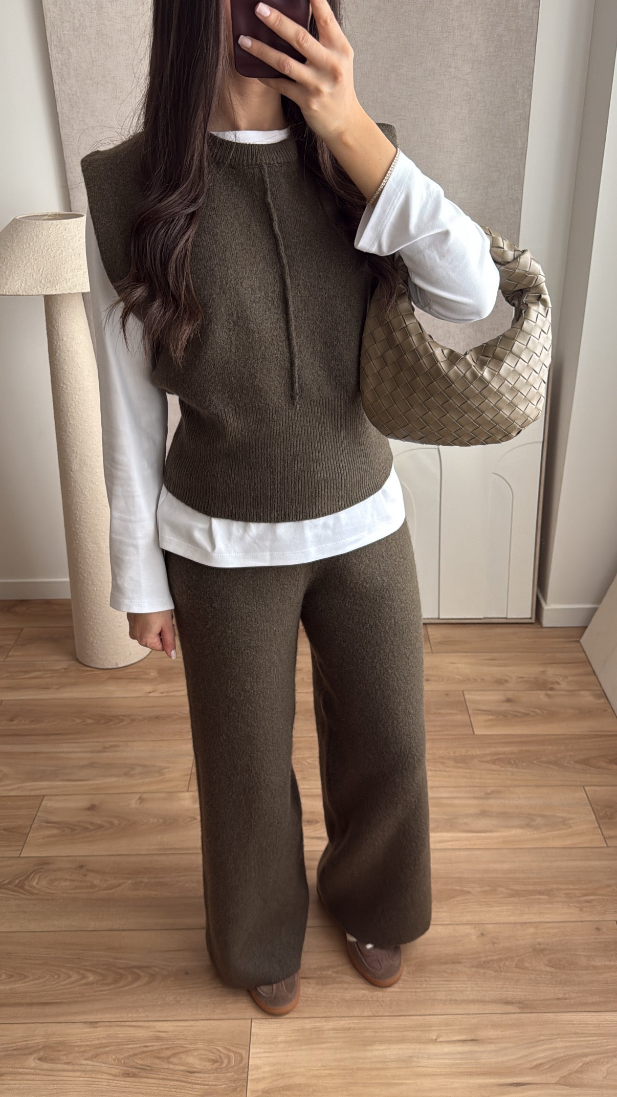 Ensemble sans manches [kaki]