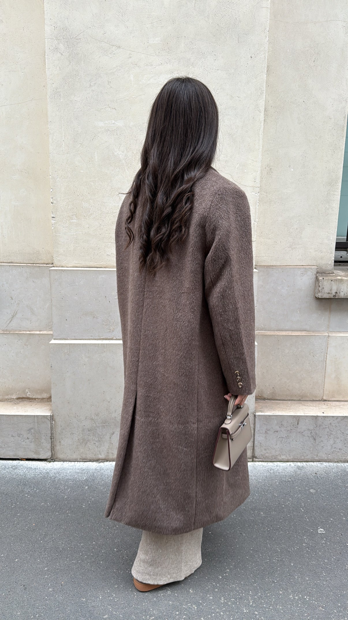 Long manteau oversize [taupe]