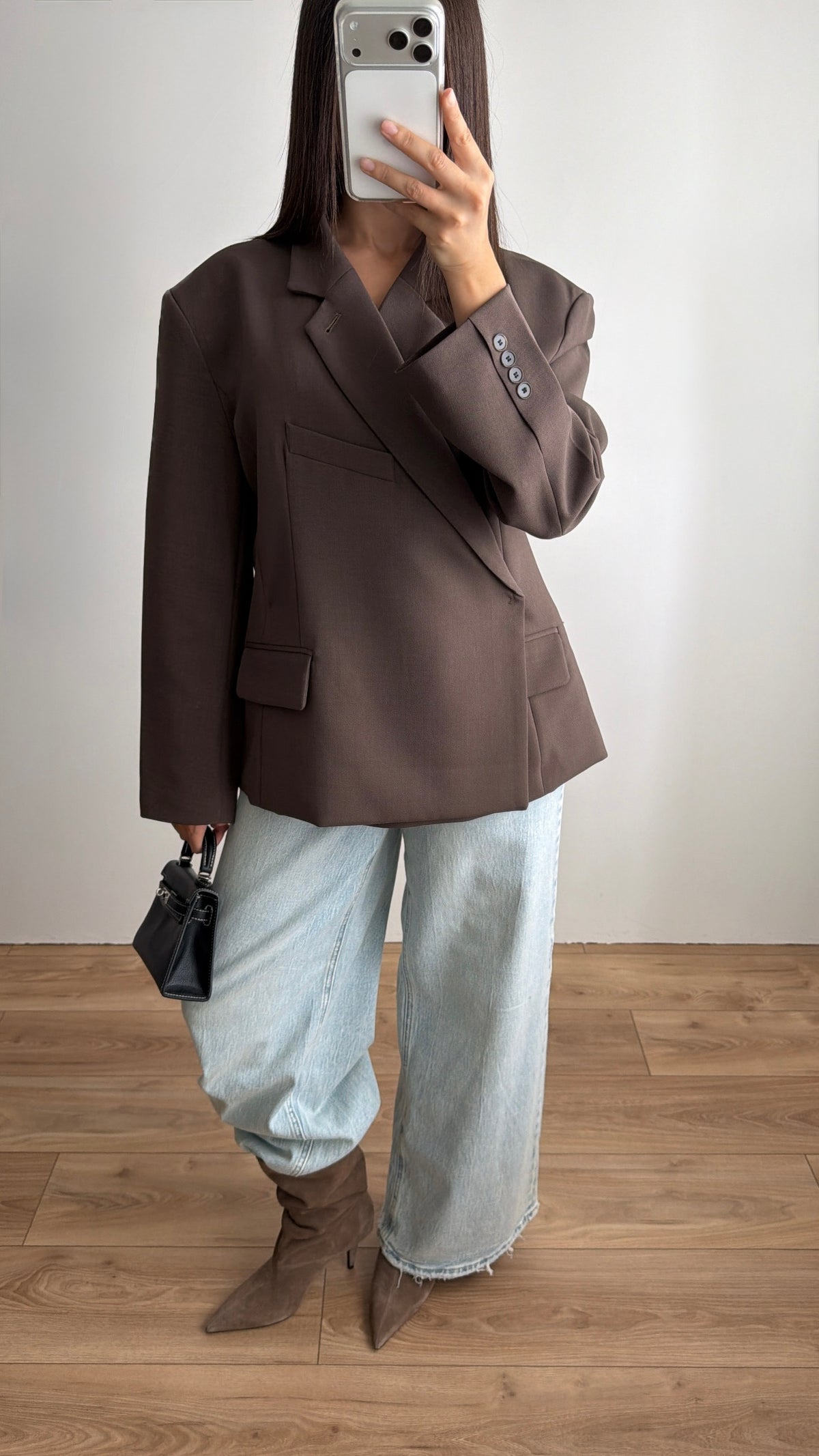 Blazer structuré [marron]