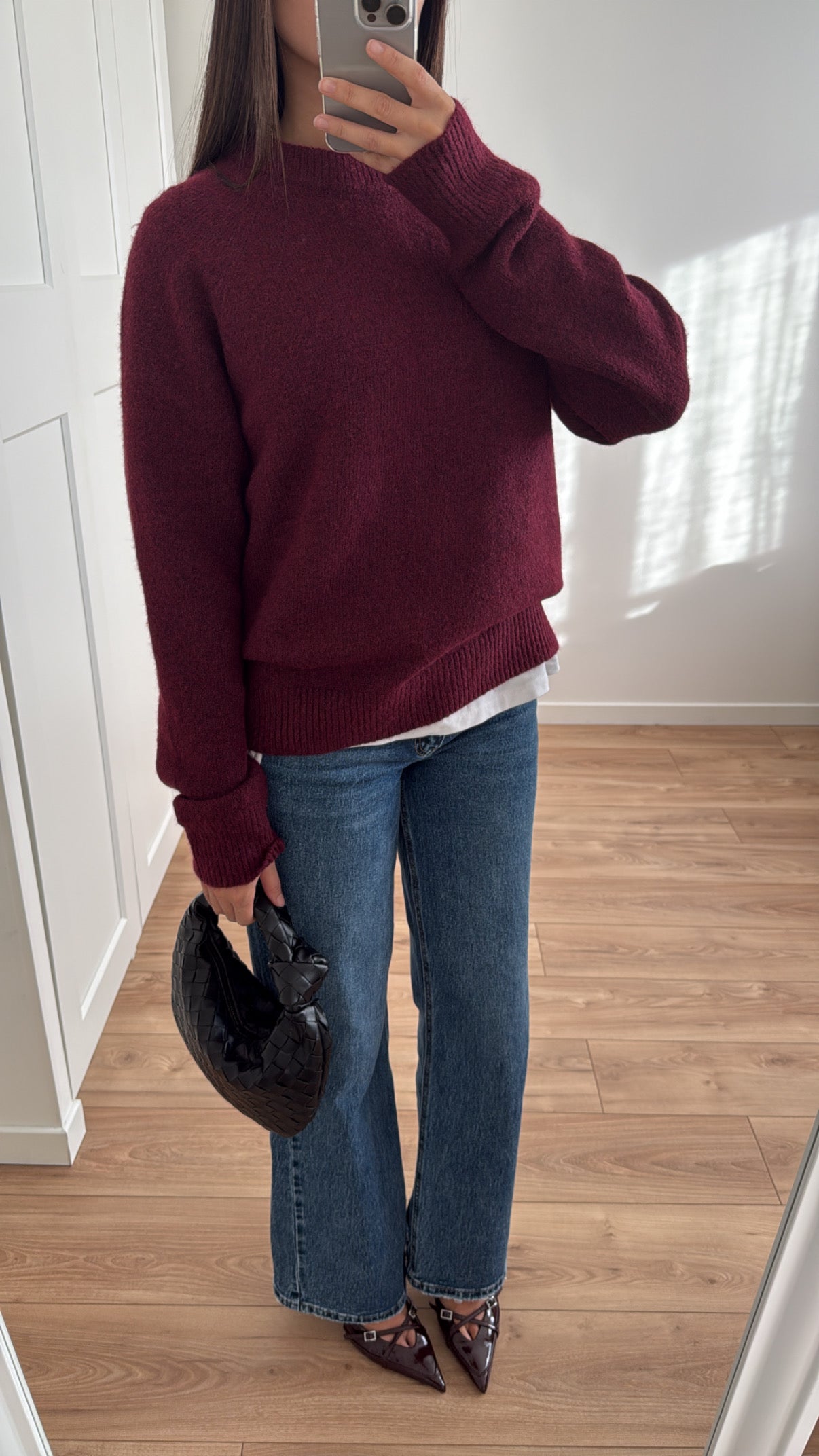 Pull basic [ burgundy ]