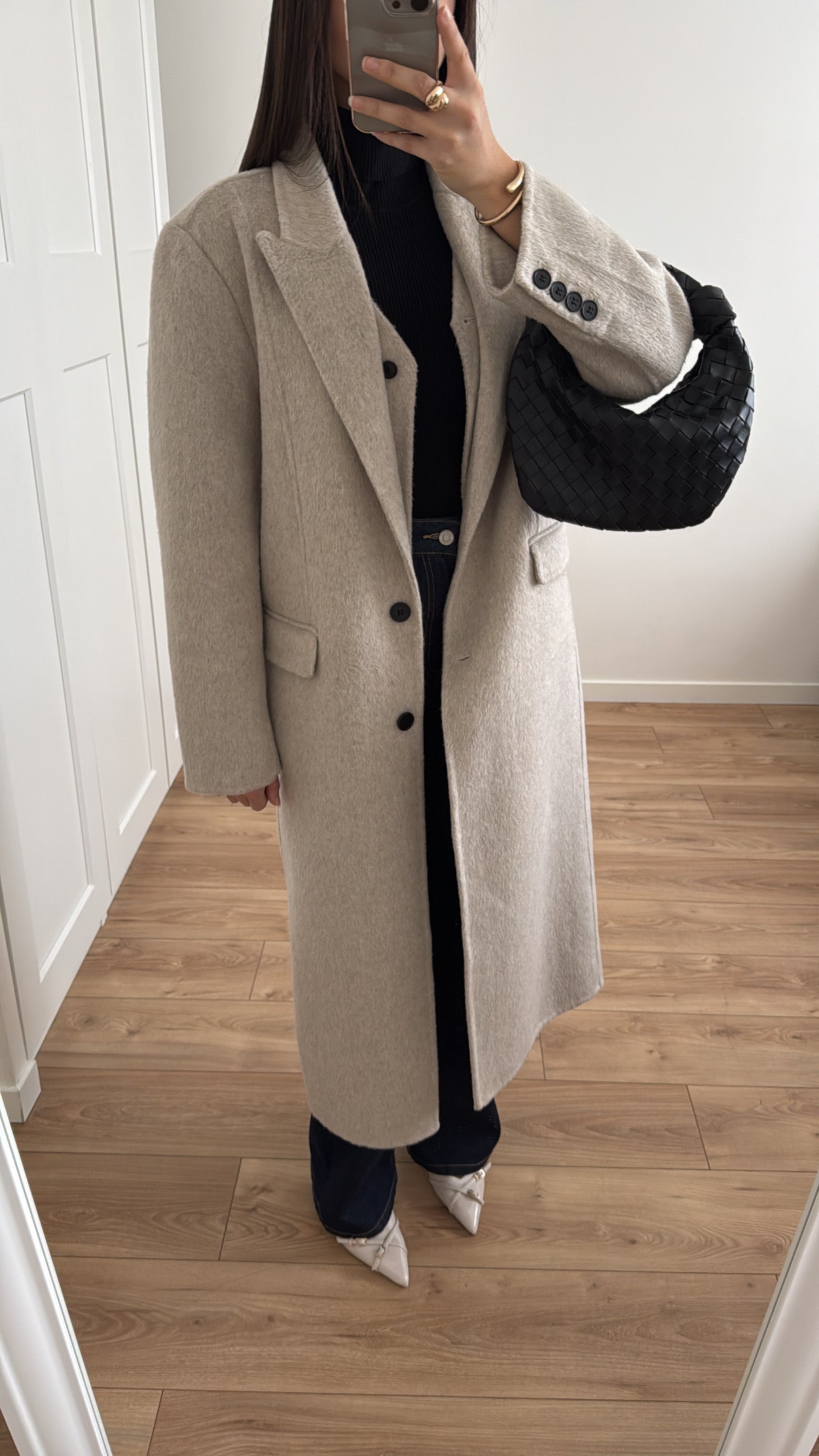 Long manteau  en 100% laine [ CLASSY ]