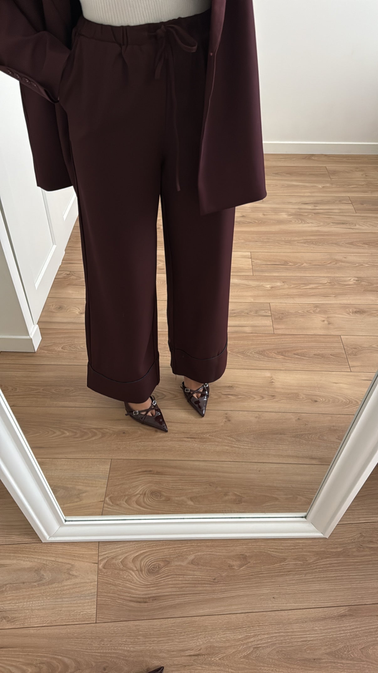 Pantalon MIRA [ bordeaux ]