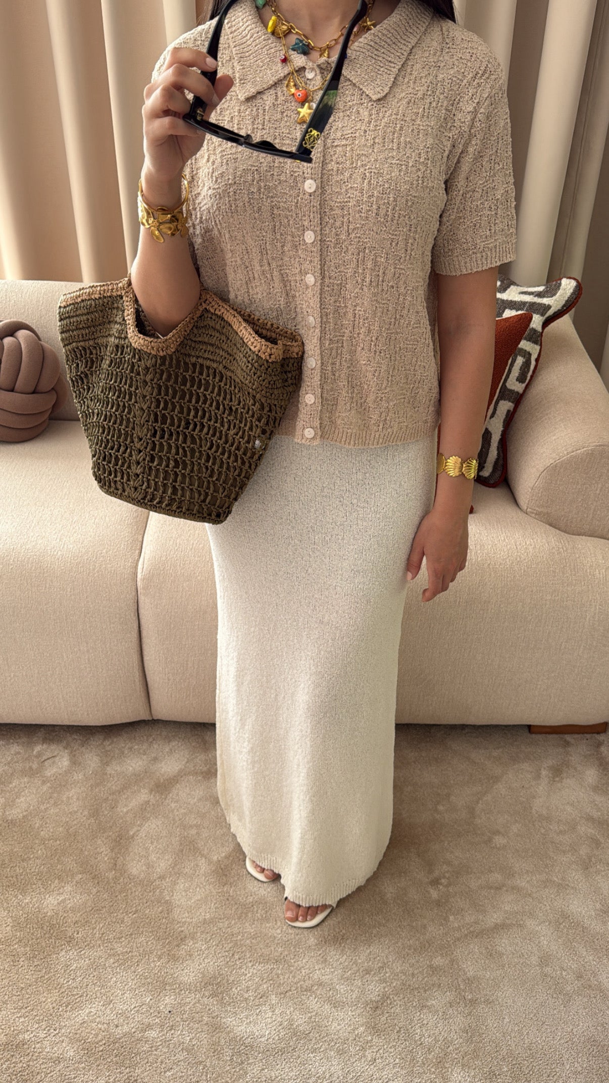 Top tricot [beige]