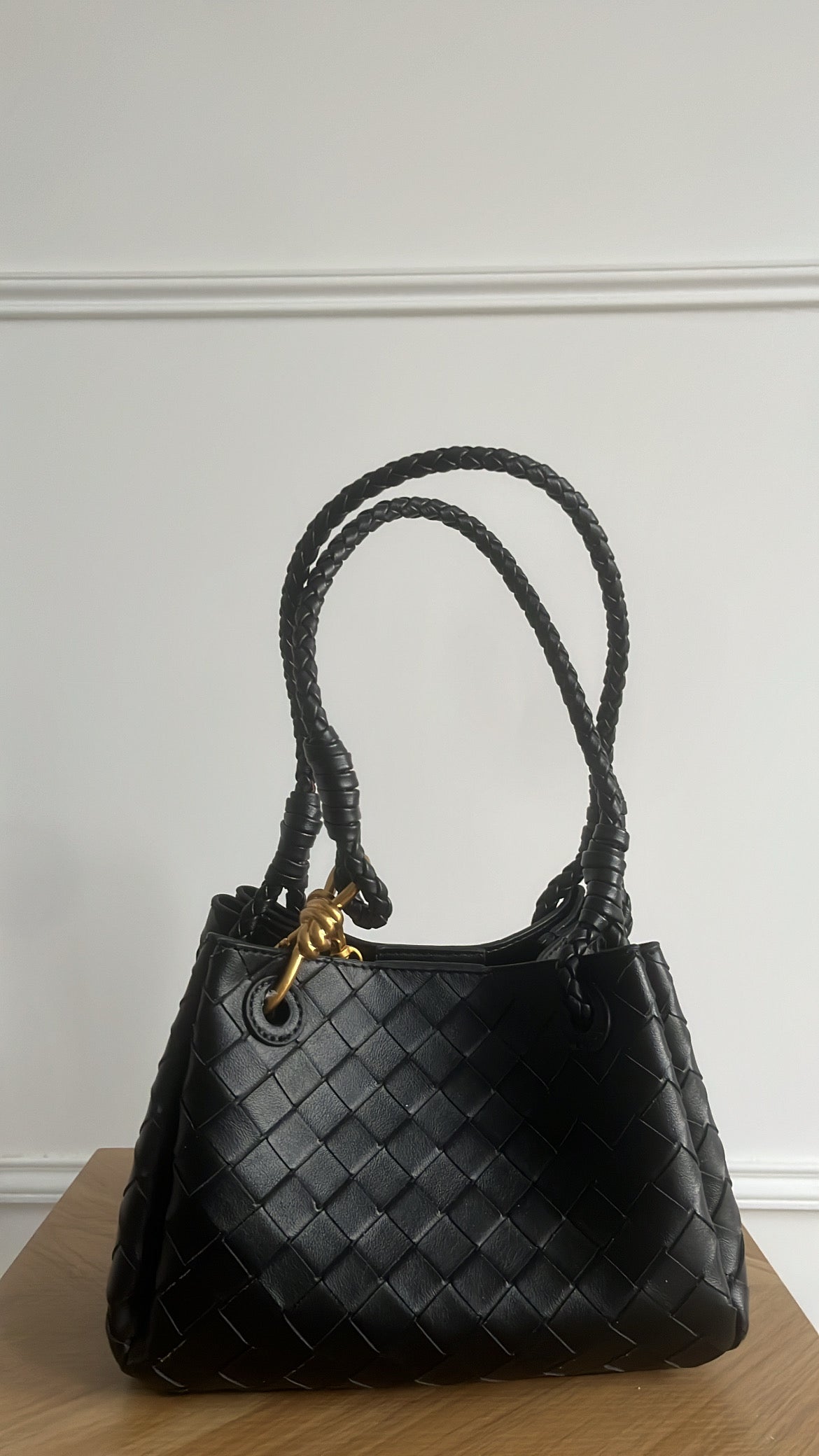 Sac torsadé [ noir ]