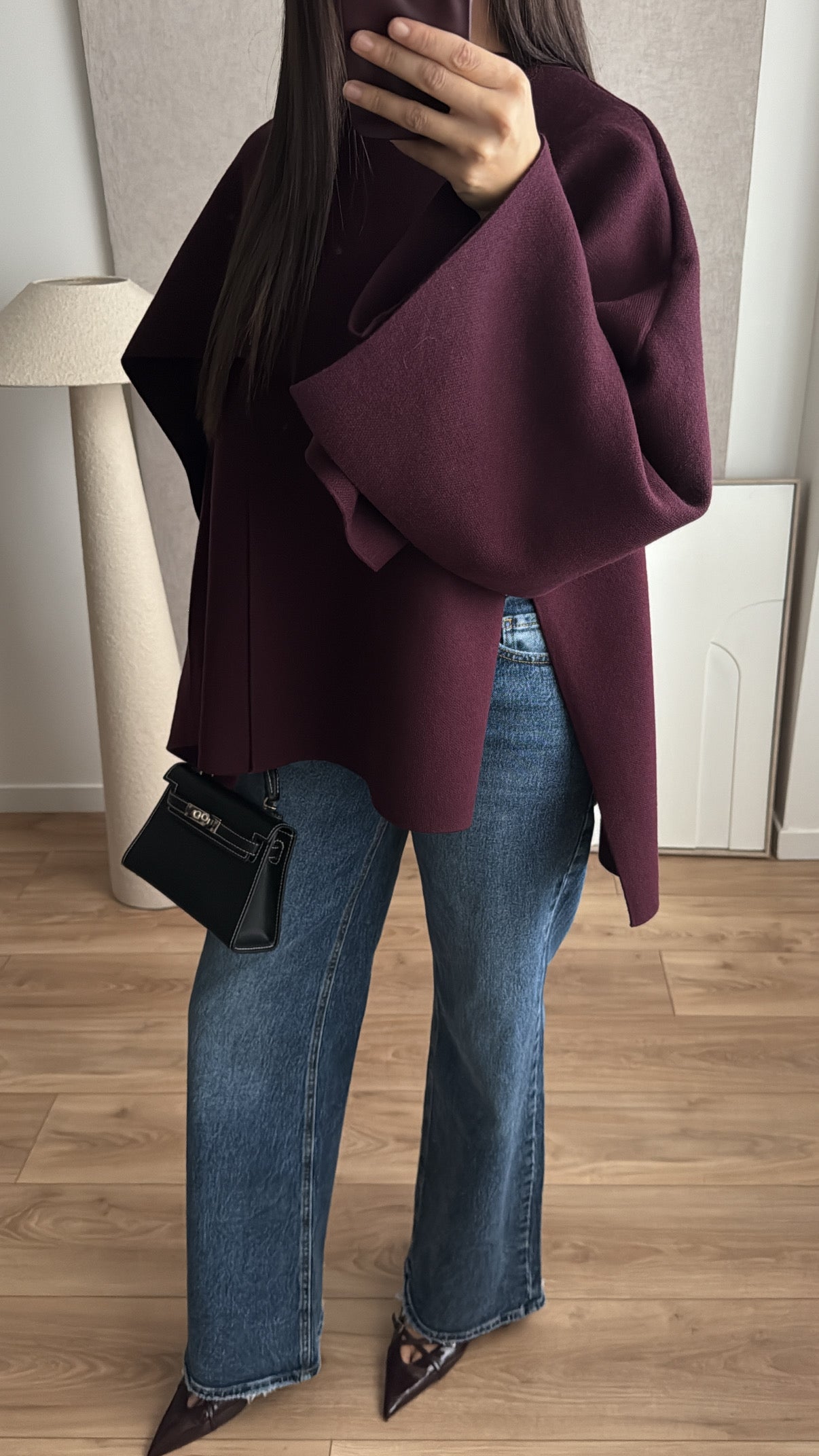 Cape longue [burgundy]