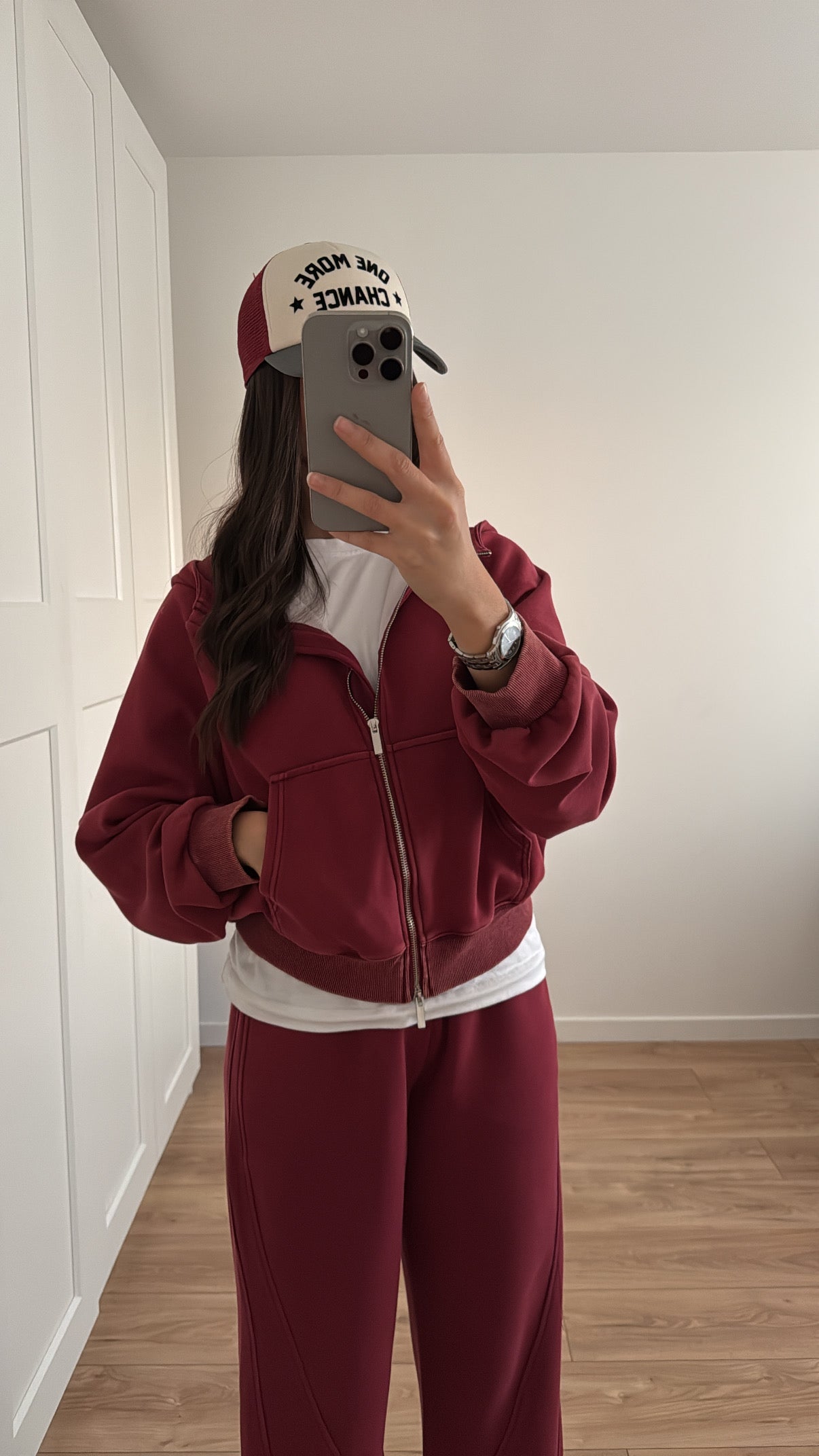 Sportswear set [burgundy]