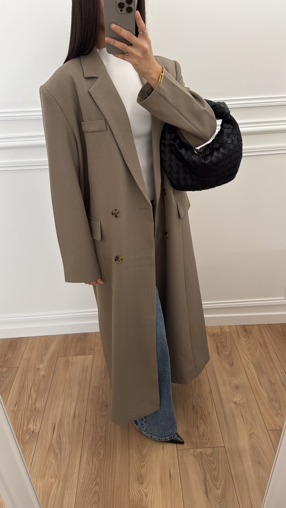 Long blazer coat