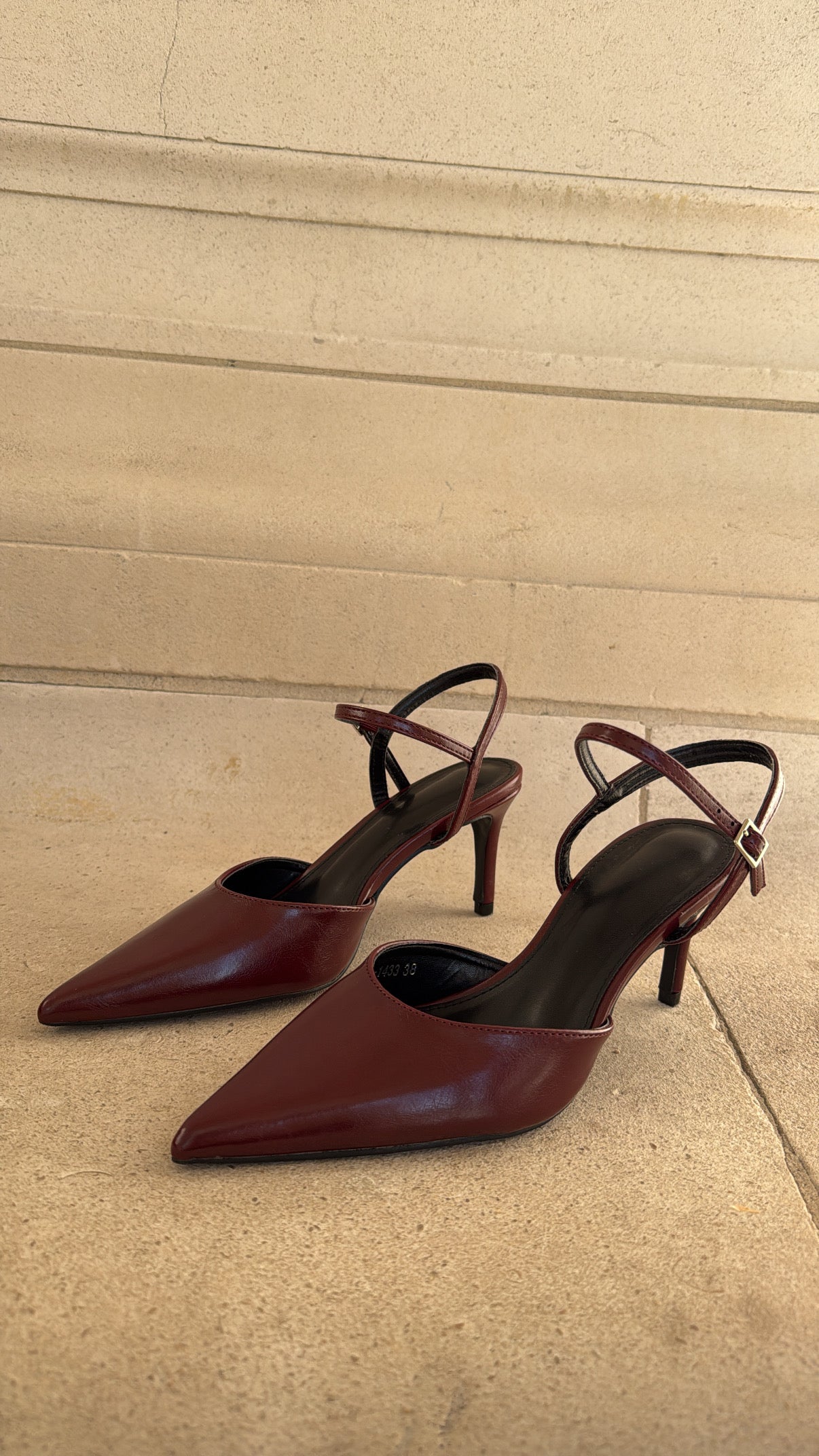 Pumps 01 burgundy