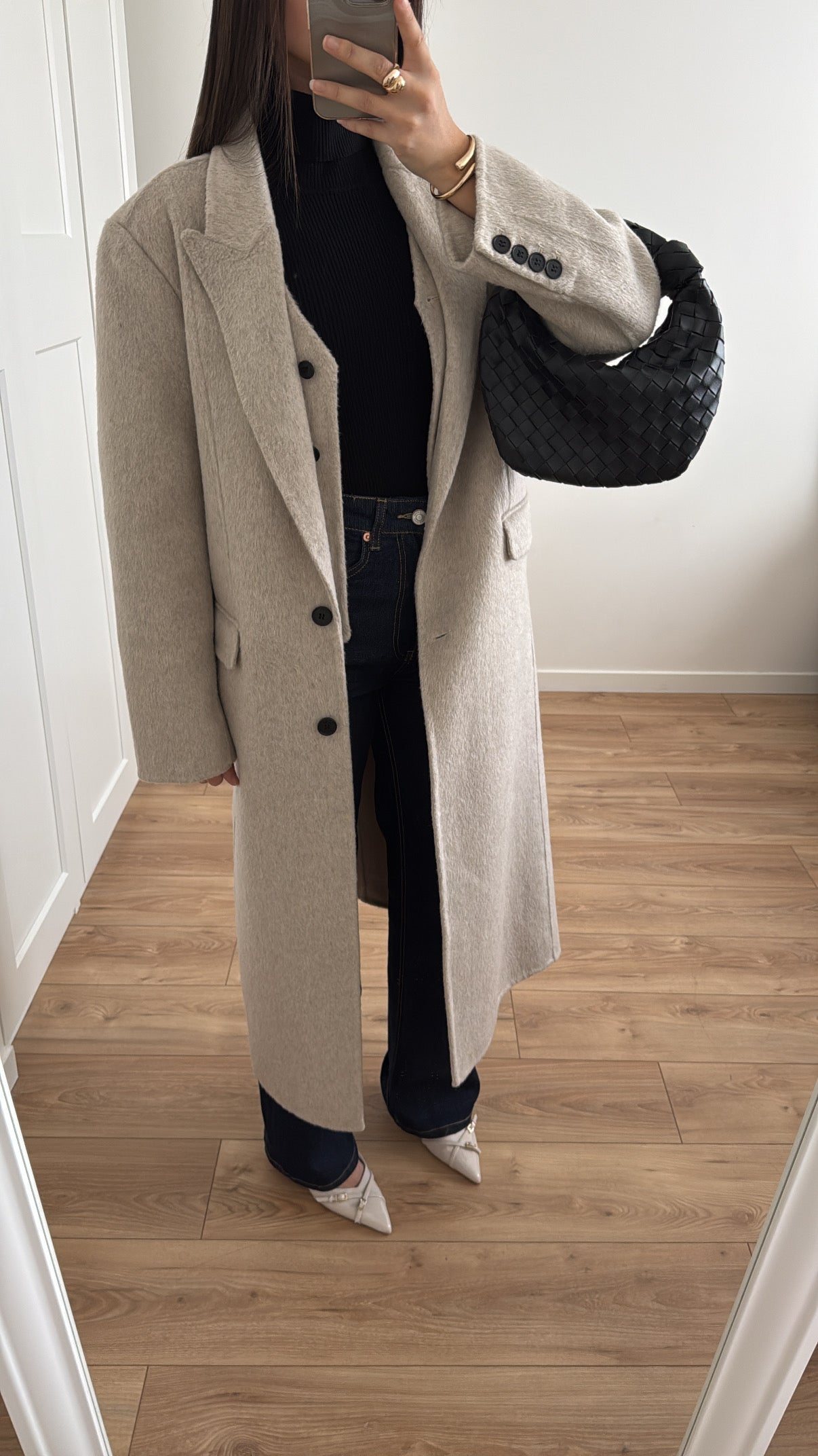 Long manteau  en 100% laine [ CLASSY ]