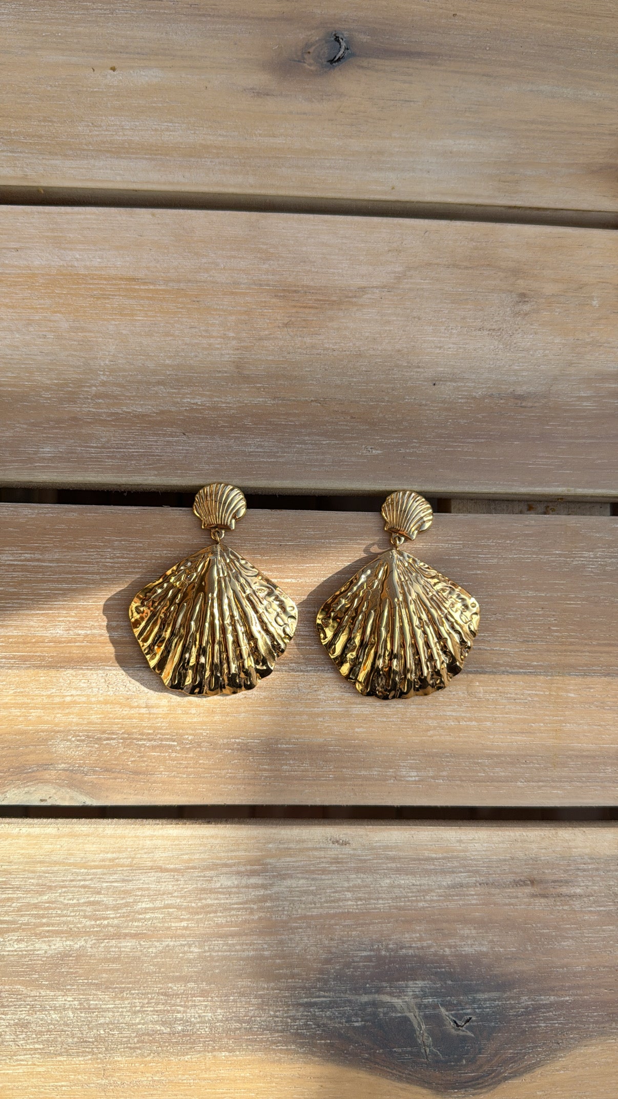Boucles d'oreilles coquillage