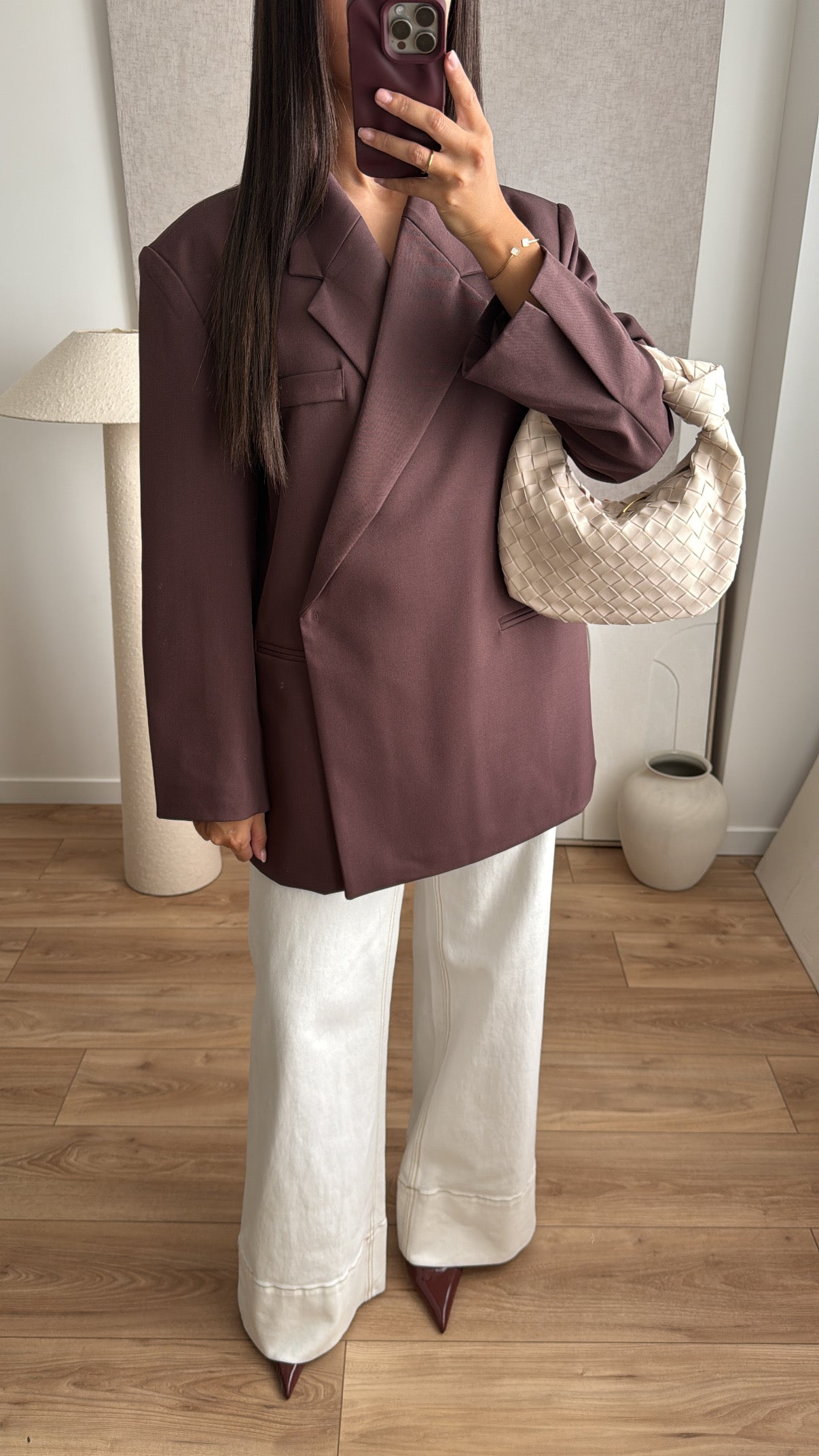 Oversized Blazer 03 [PLUM]