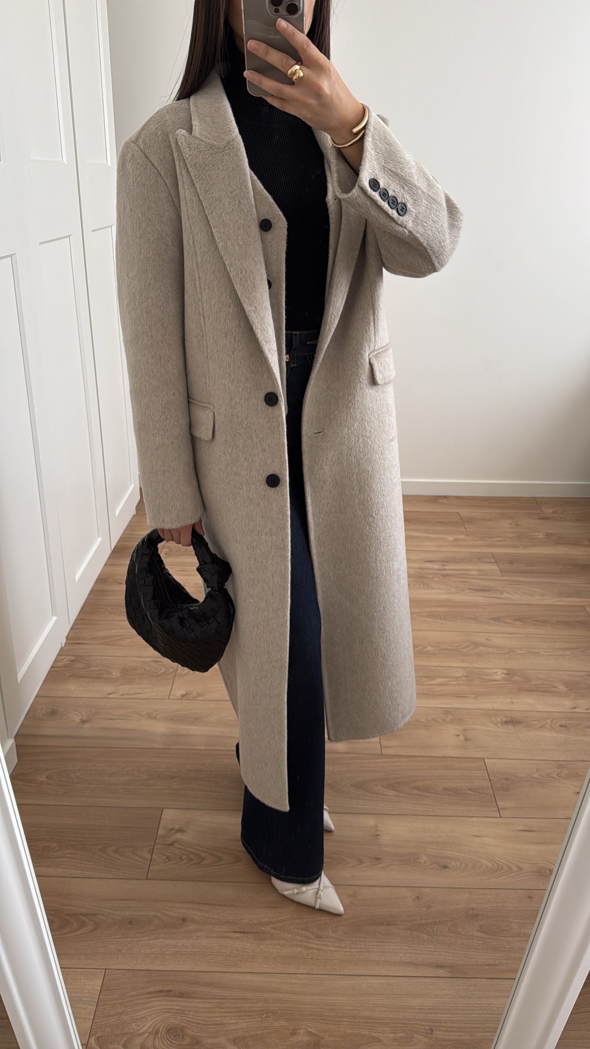 Long manteau  en 100% laine [ CLASSY ]