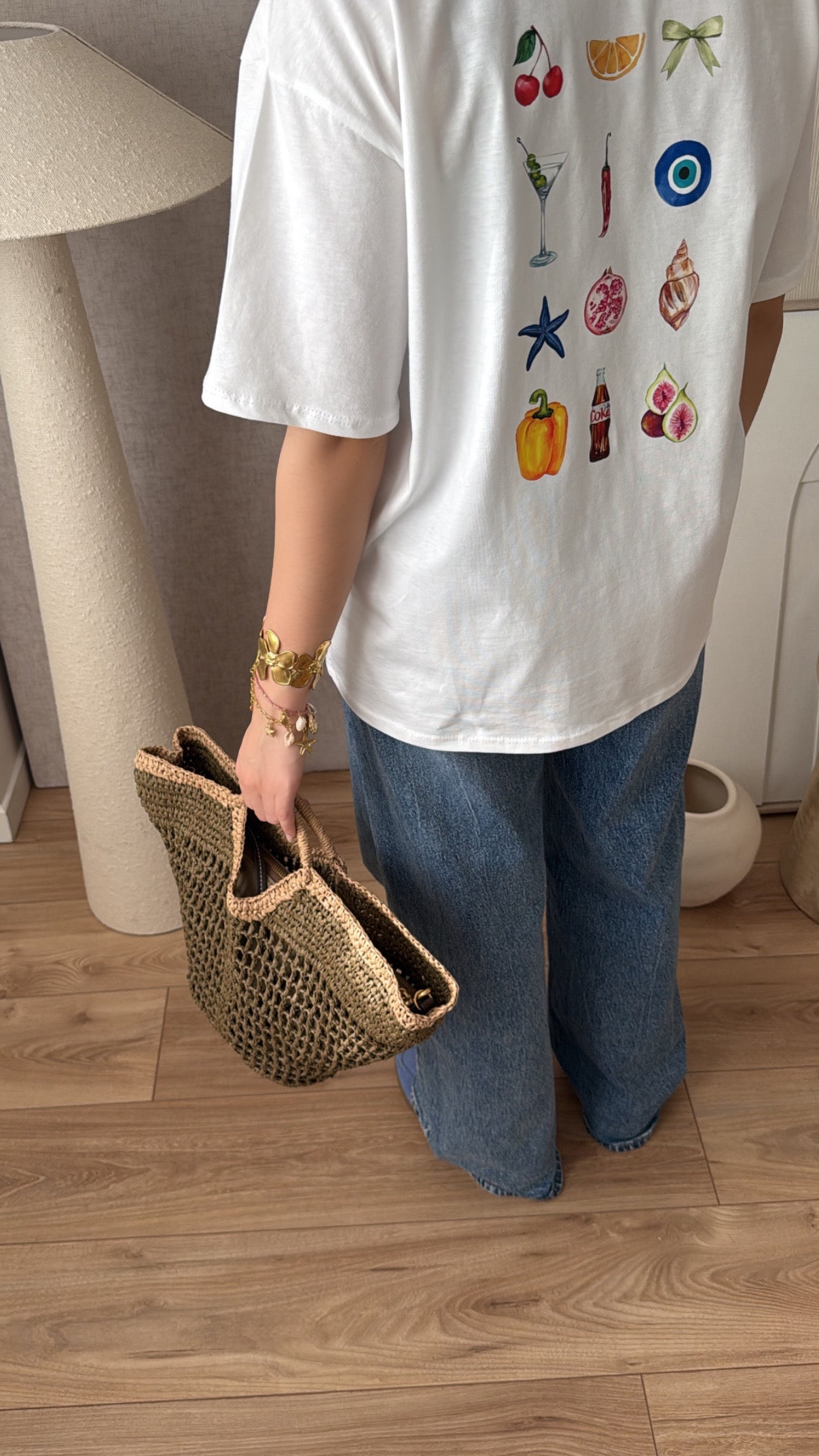 100% cotton striped shirt [blue]